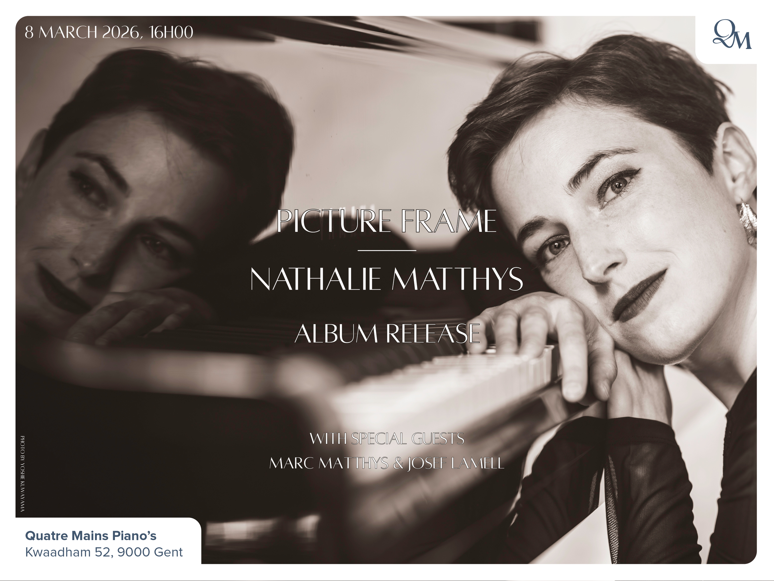 Nathalie Matthys | Picture Frame Album Release, with special guests Marc Matthys &amp; Josef Lamell