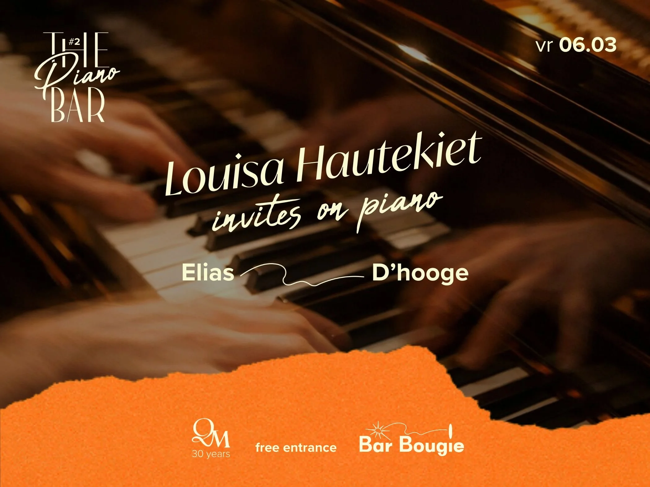The Piano Bar #2: Louisa Hautekiet invites on piano — Elias D'hooge