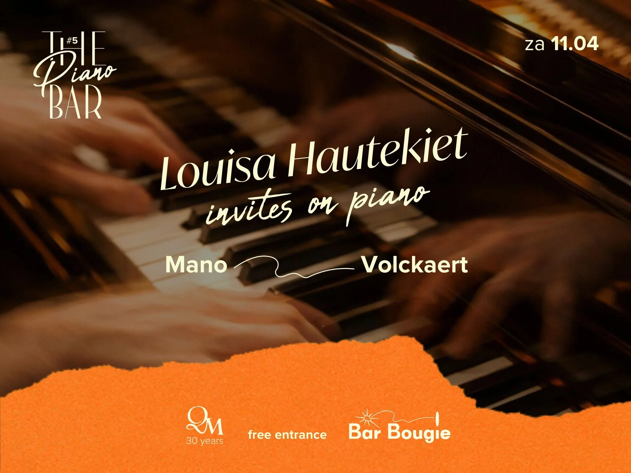 The Piano Bar #5: Louisa Hautekiet invites on piano — Mano Volckaert