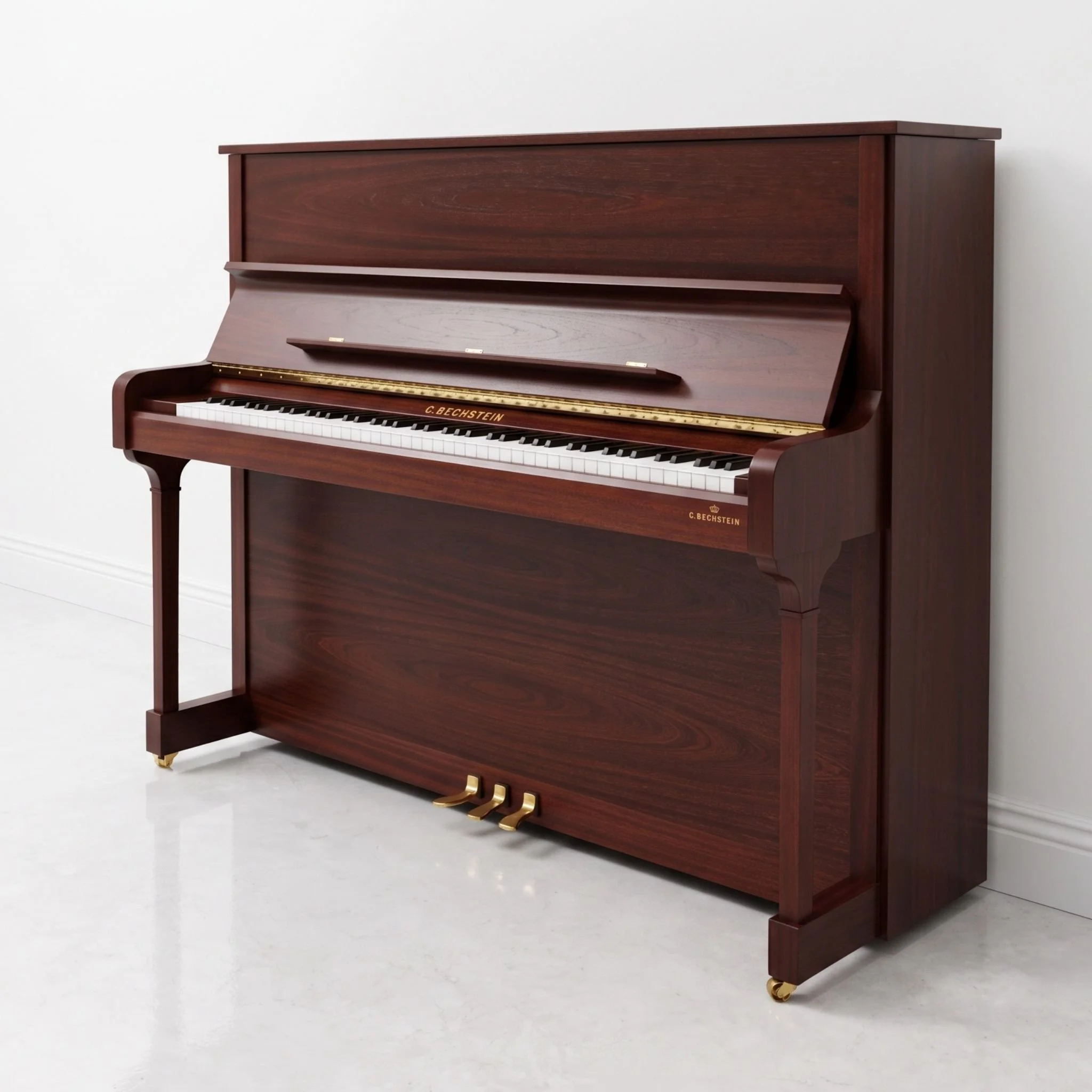 C. Bechstein Academy A124 Style Mahonie
