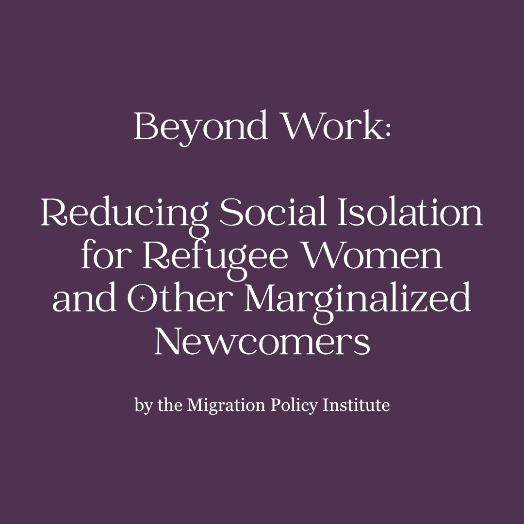 Many countries focus newcomer services on employment, language training, and civic integration—leaving those outside the workforce (especially women, refugees, the elderly, and low-literacy migrants) at high risk of social isolation. This report argu