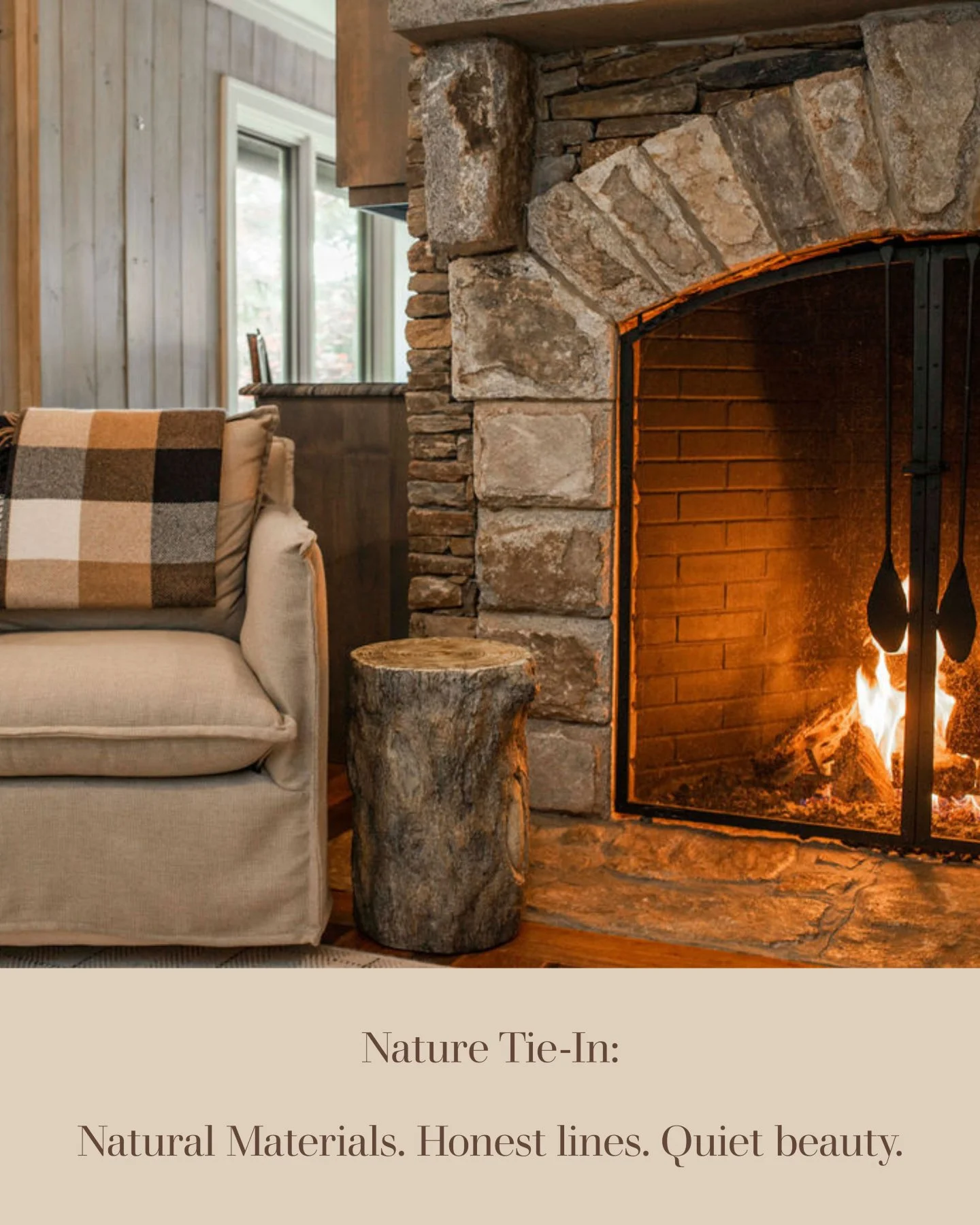 Winter has a way of stripping things back to what really matters.
Natural materials. Honest lines. Quiet beauty.

We design with nature as the starting point &mdash; not the afterthought &mdash; creating spaces that feel grounded, intentional, and ti