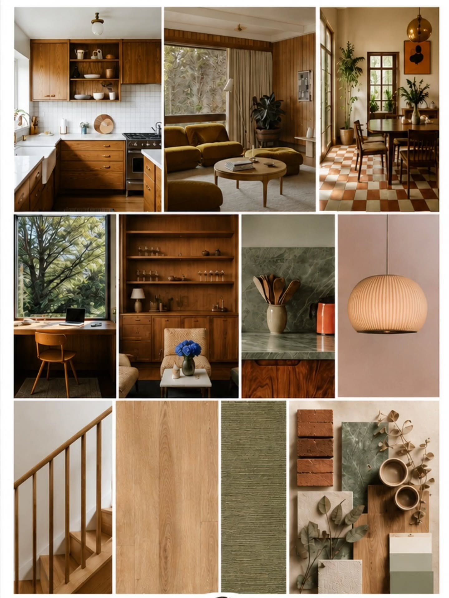 Every design decision starts here.

Mood boards aren't just pretty collections of inspiration, they're the foundation for everything that follows. They establish the palette, materials, textures, and overall feeling of a home long before the first ca