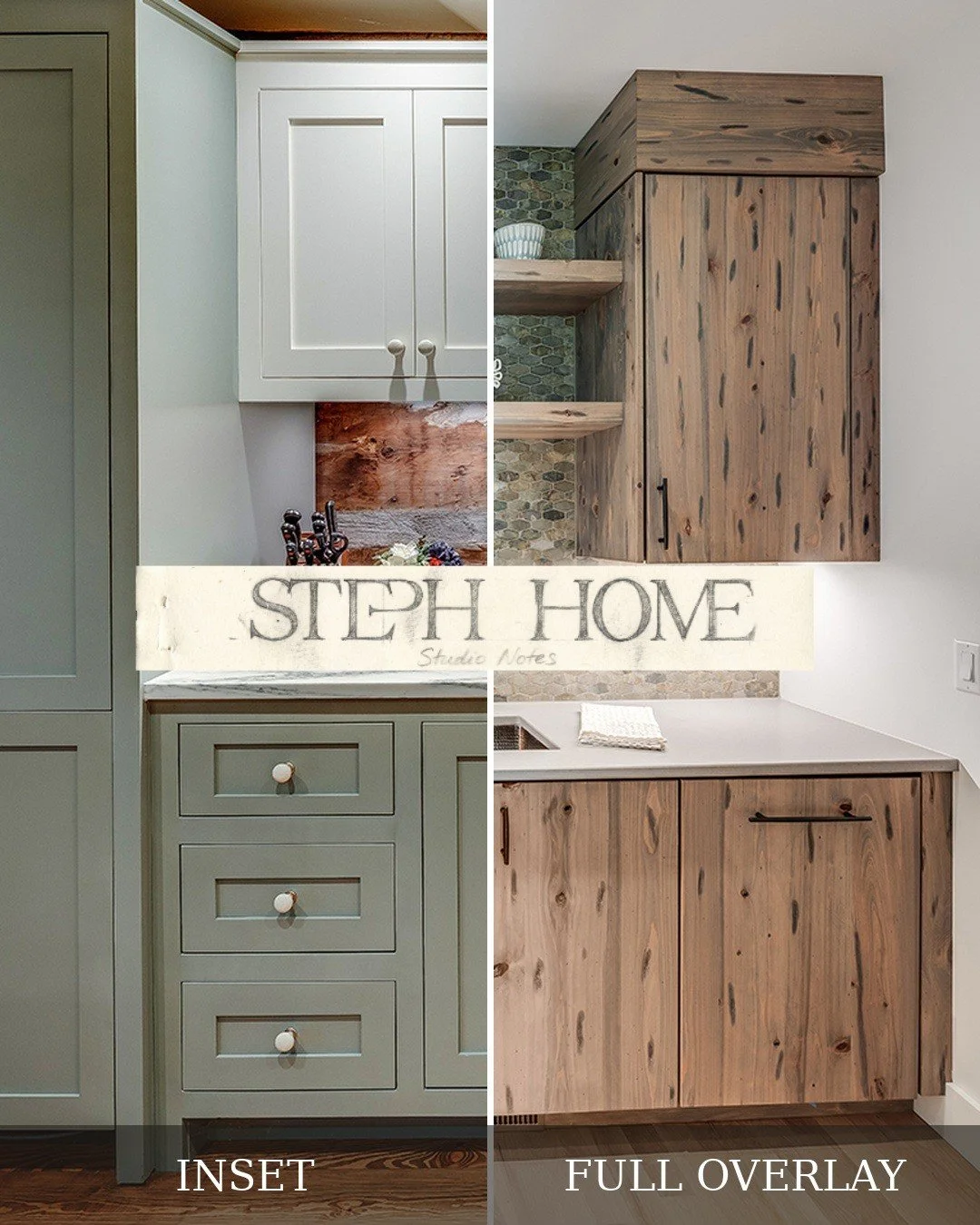 New on the blog: inset vs. full overlay cabinetry.

It's a small detail that changes how a kitchen looks and feels, and it's worth understanding before you start a renovation. I break down the difference and how we decide between them.

Link in bio.