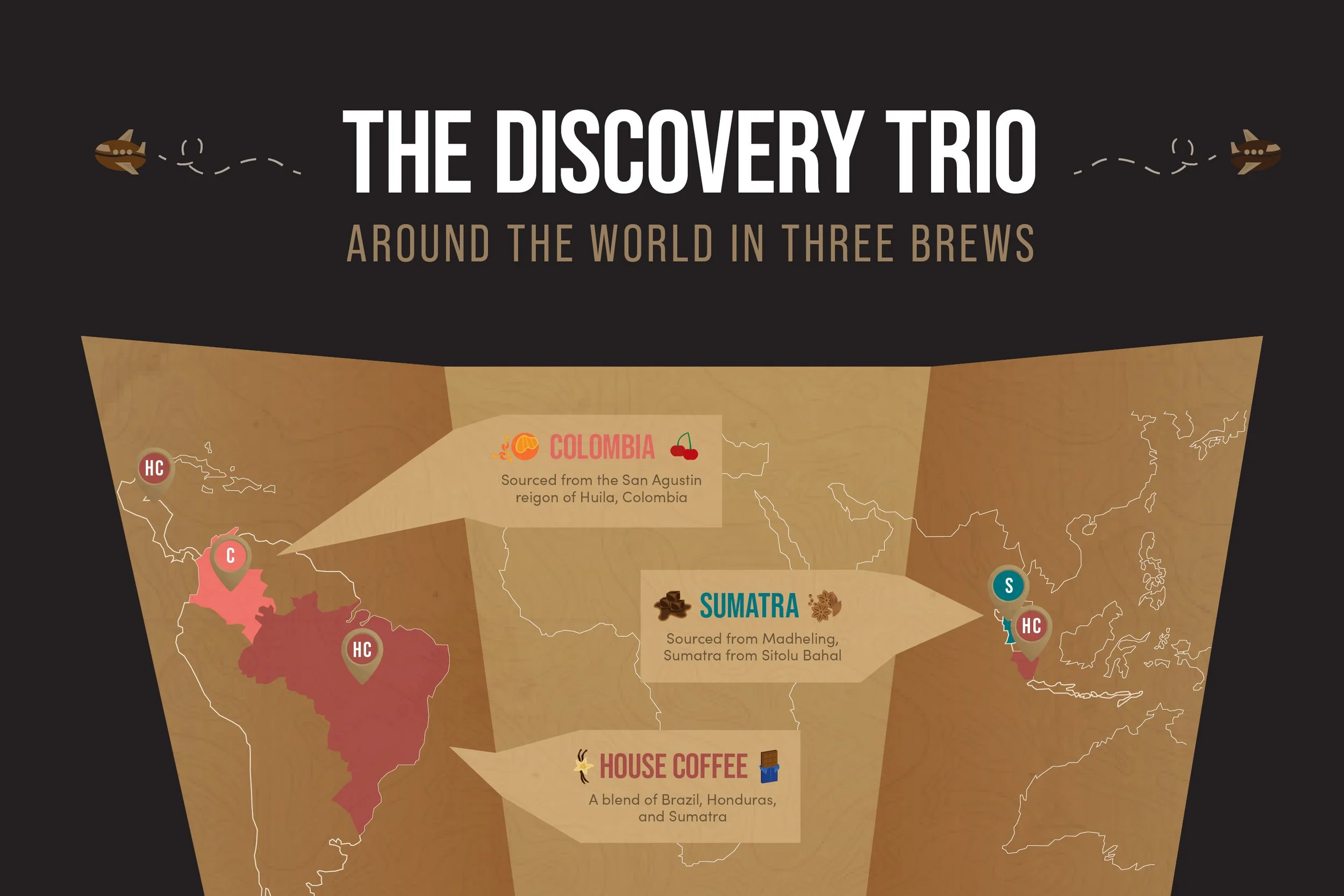 Around the world in 3 brews