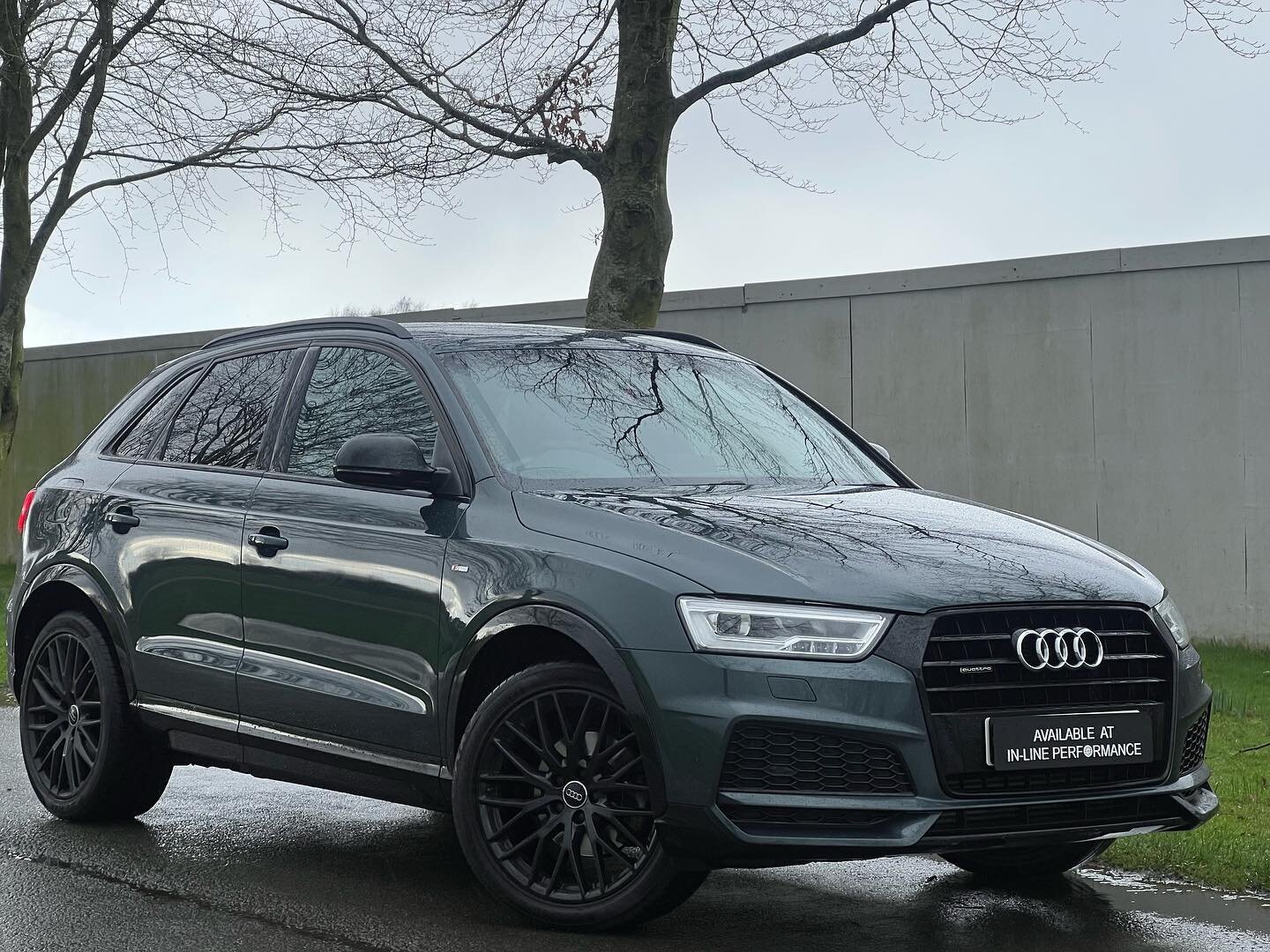 Here At IN-LINE PERFORMANCE We Take Pride And Joy Into Supplying You With Great Quality Of German Engineering. We Are Proud To Present To You This 2018 Q3 Quattro Finished In A Rare Metallic Low Profile Camouflage Green With Black S Line Sports Seats