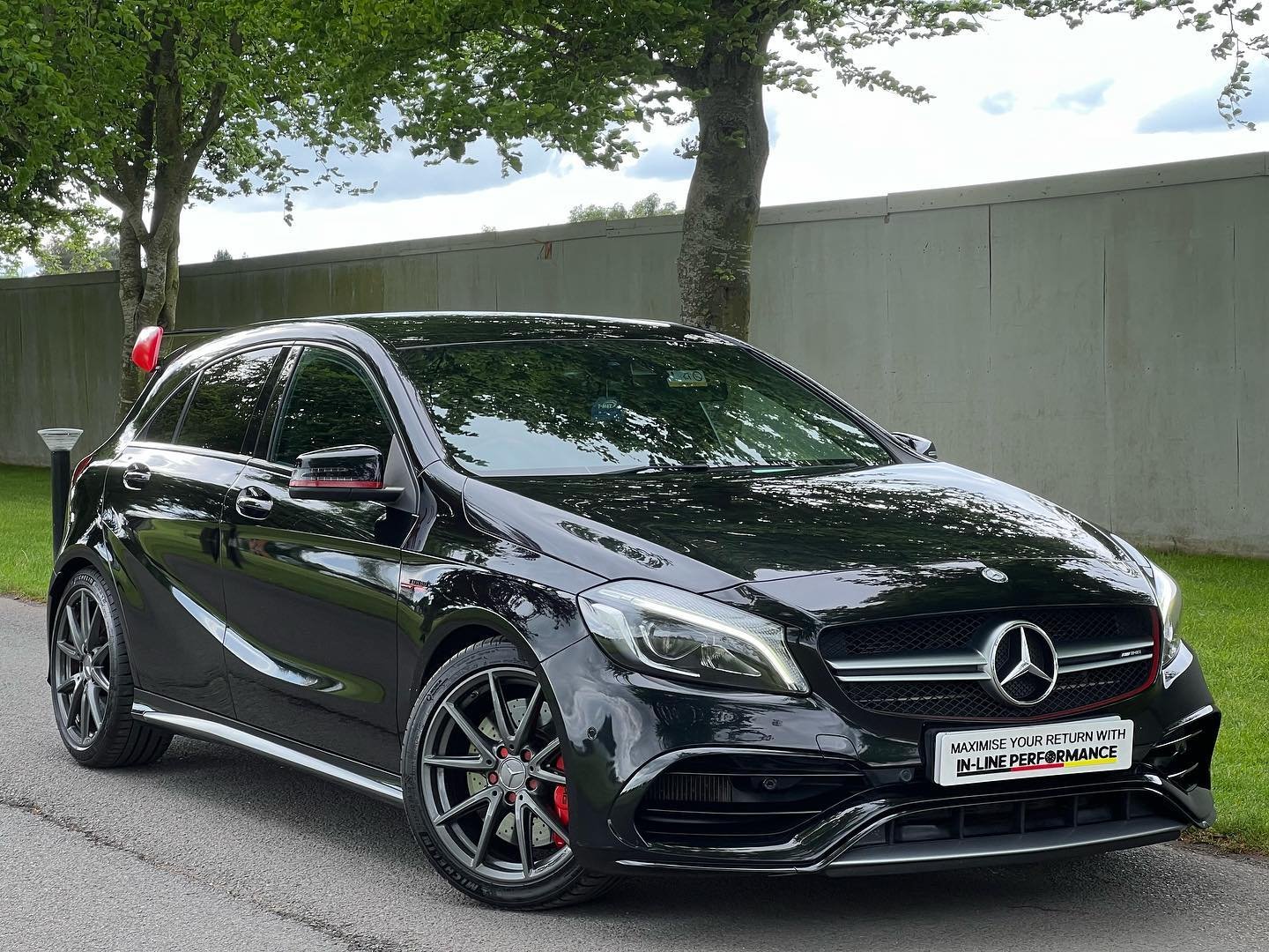 Here At IN-LINE PERFORMANCE We Take Pride And Joy Into Supplying You With The Best Of Performance Engineering . We Are Proud To Present To You This 2016  Mercedes Benz A45  Finished In A Desirable Metallic Black  With AMG Black Leather Interior.

We 