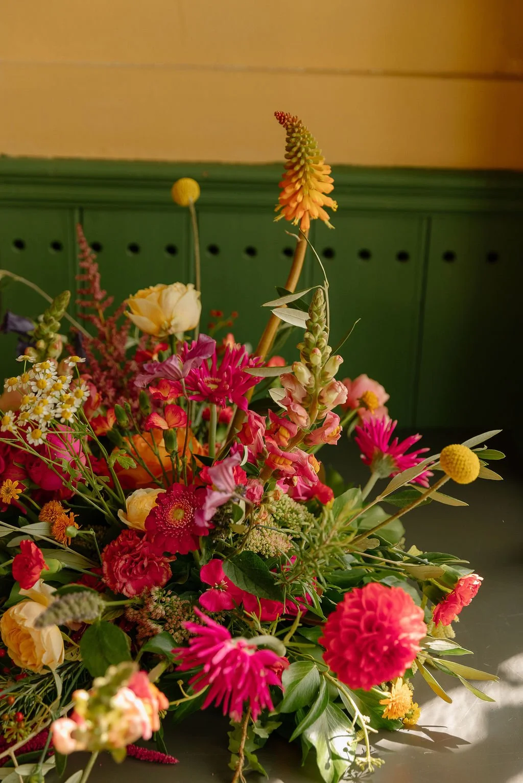 bouquet lors d'un mariage