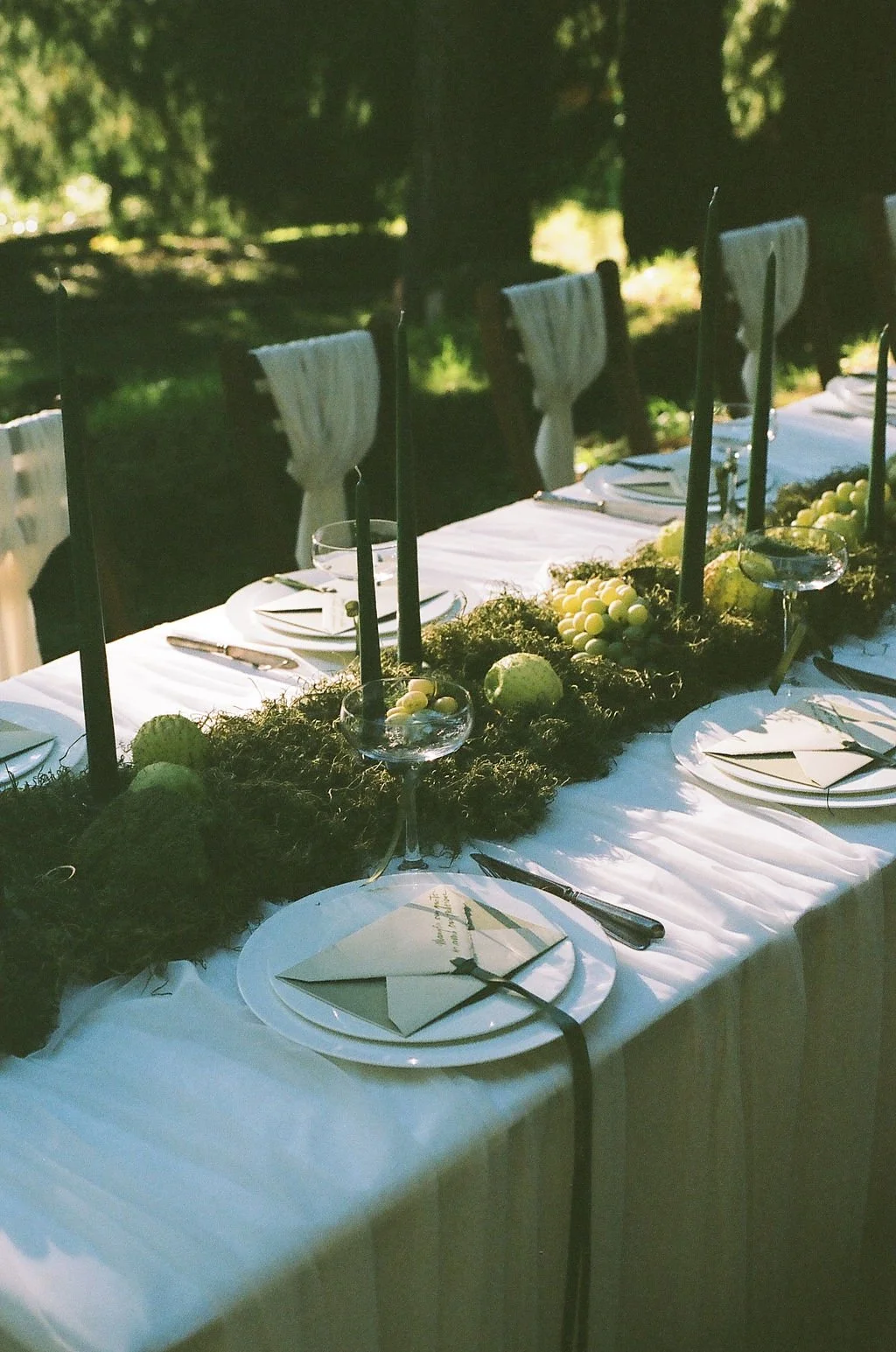 Details d'une table de mariage en Italie Florence