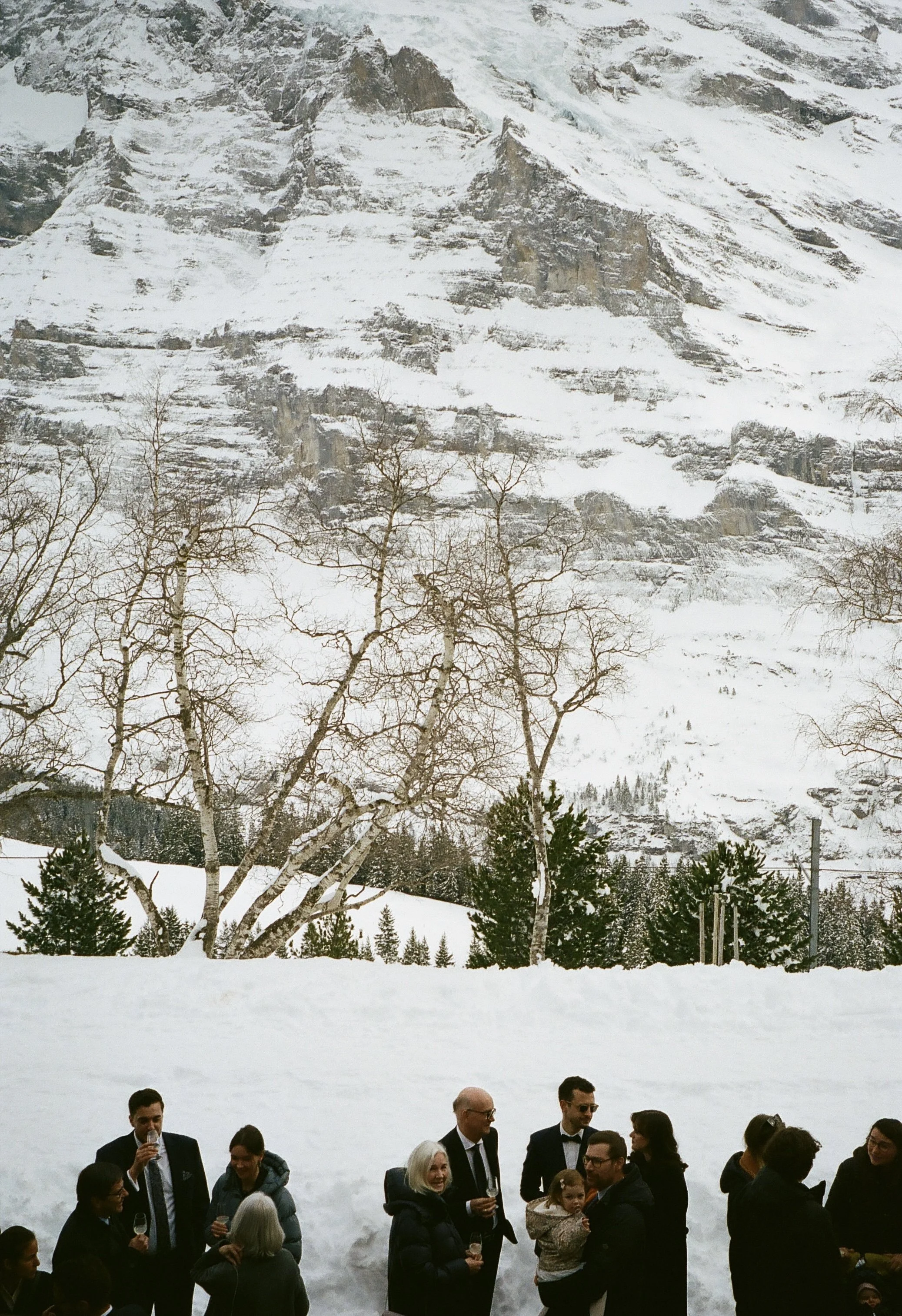 photo argentique montagne invités