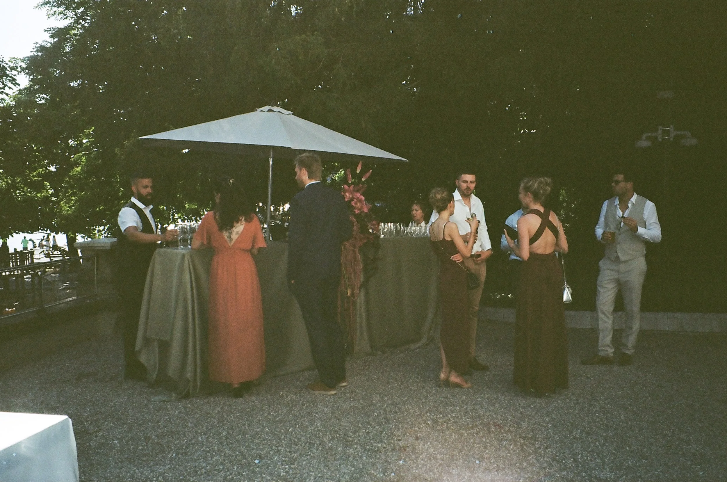 invités d'un mariage à Vevey