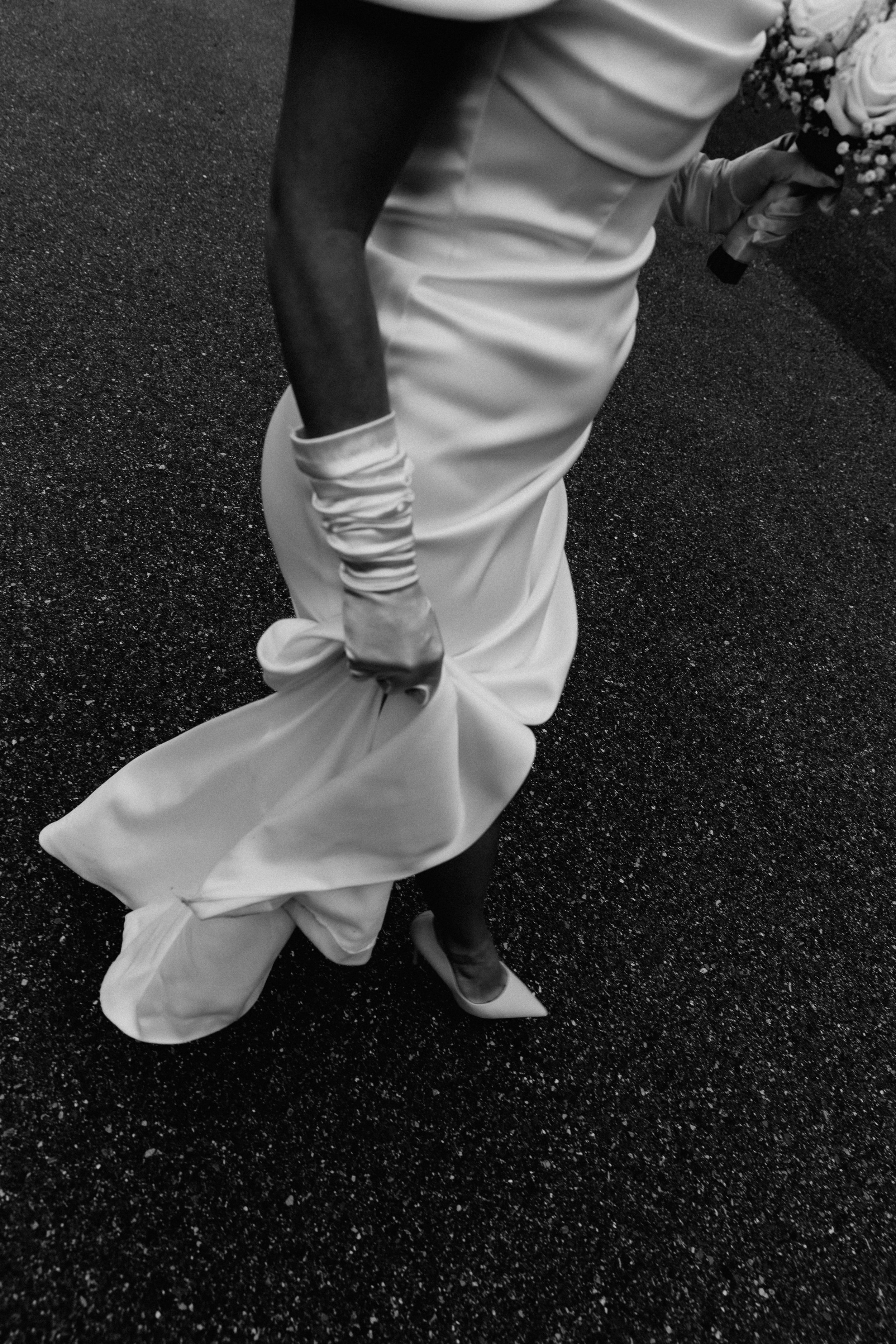 Détails robe mariée