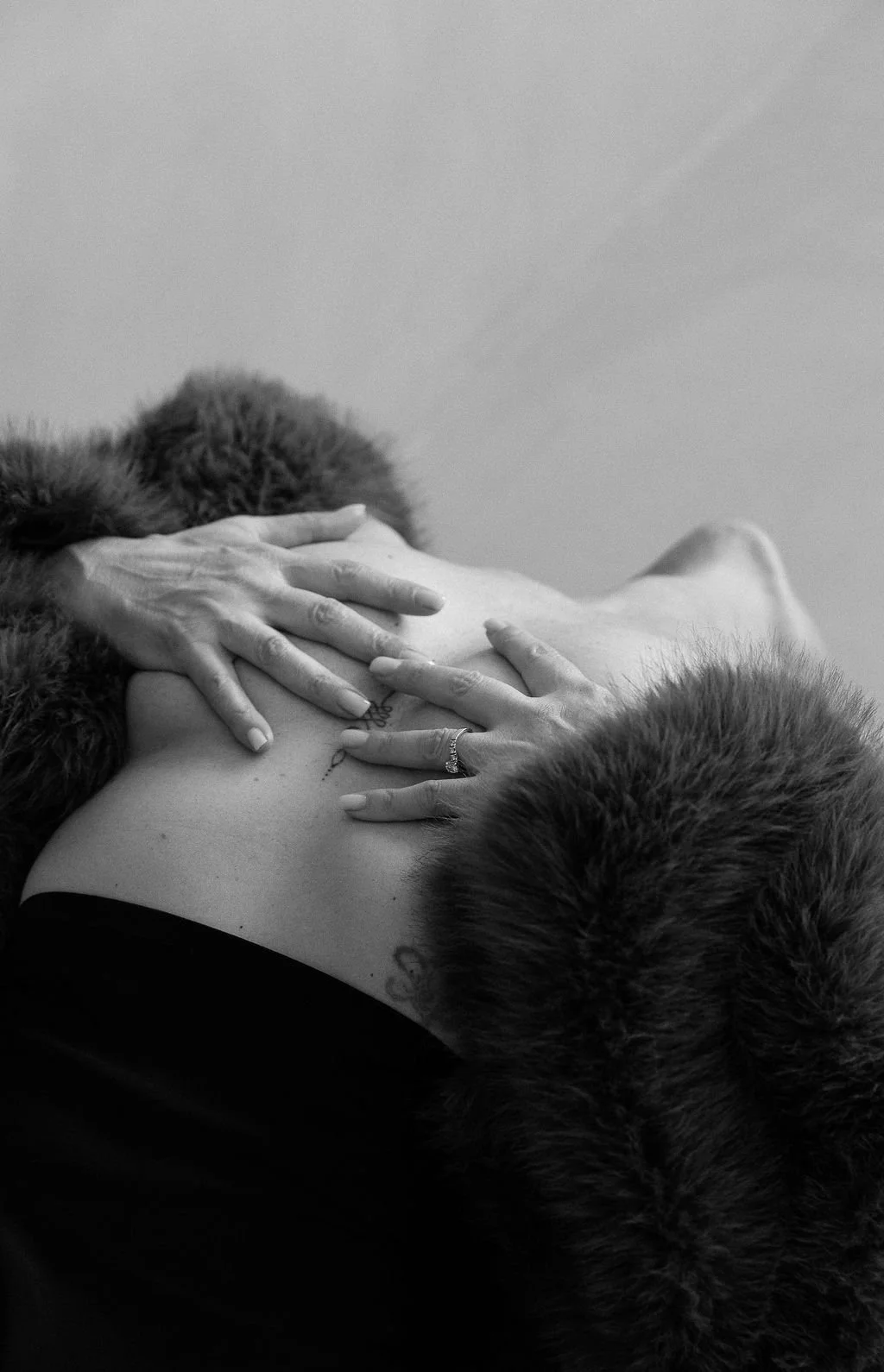 photo boudoir noir et blanc