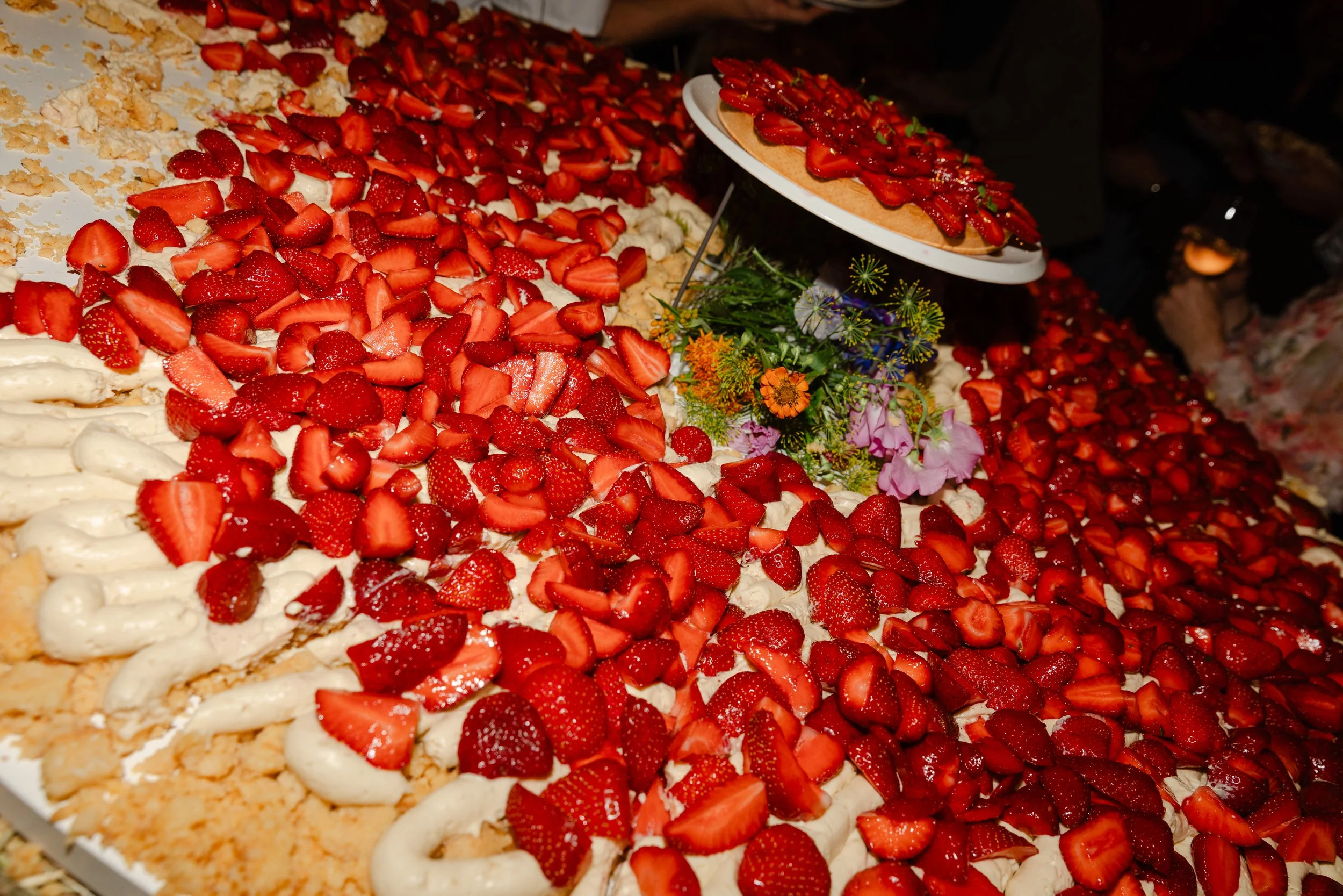 gateau fraise mariage