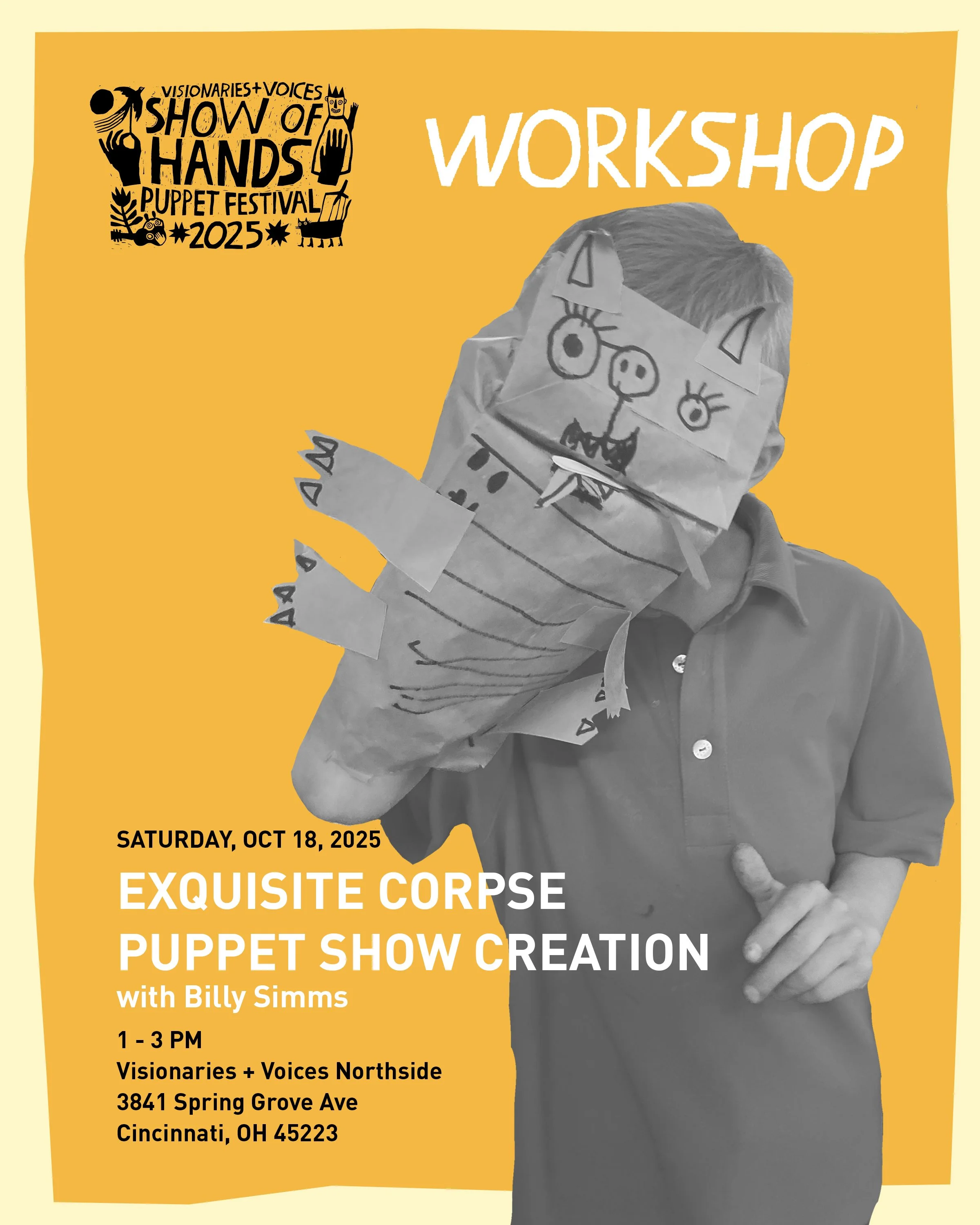 EXQUISITE CORPSE PUPPET SHOW CREATION with Billy Simms