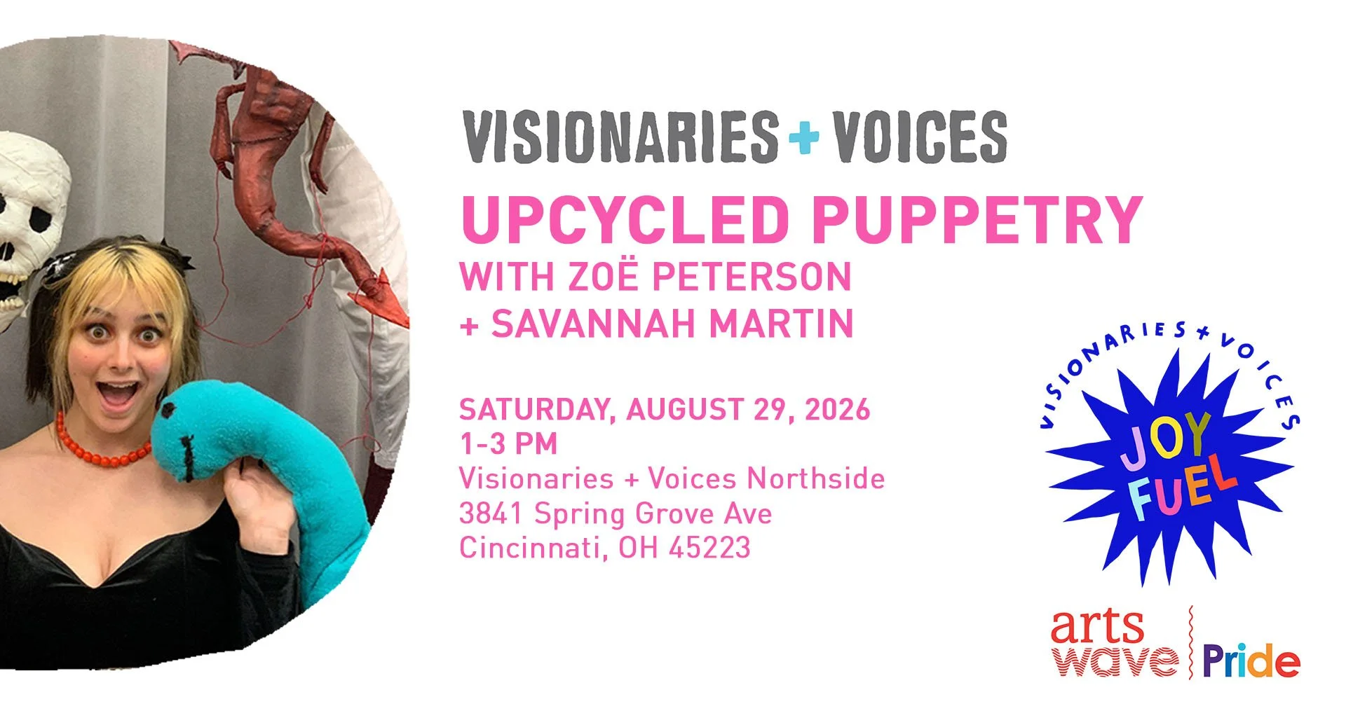 Upcycled Puppetry with Zoë Peterson + Savannah Martin 