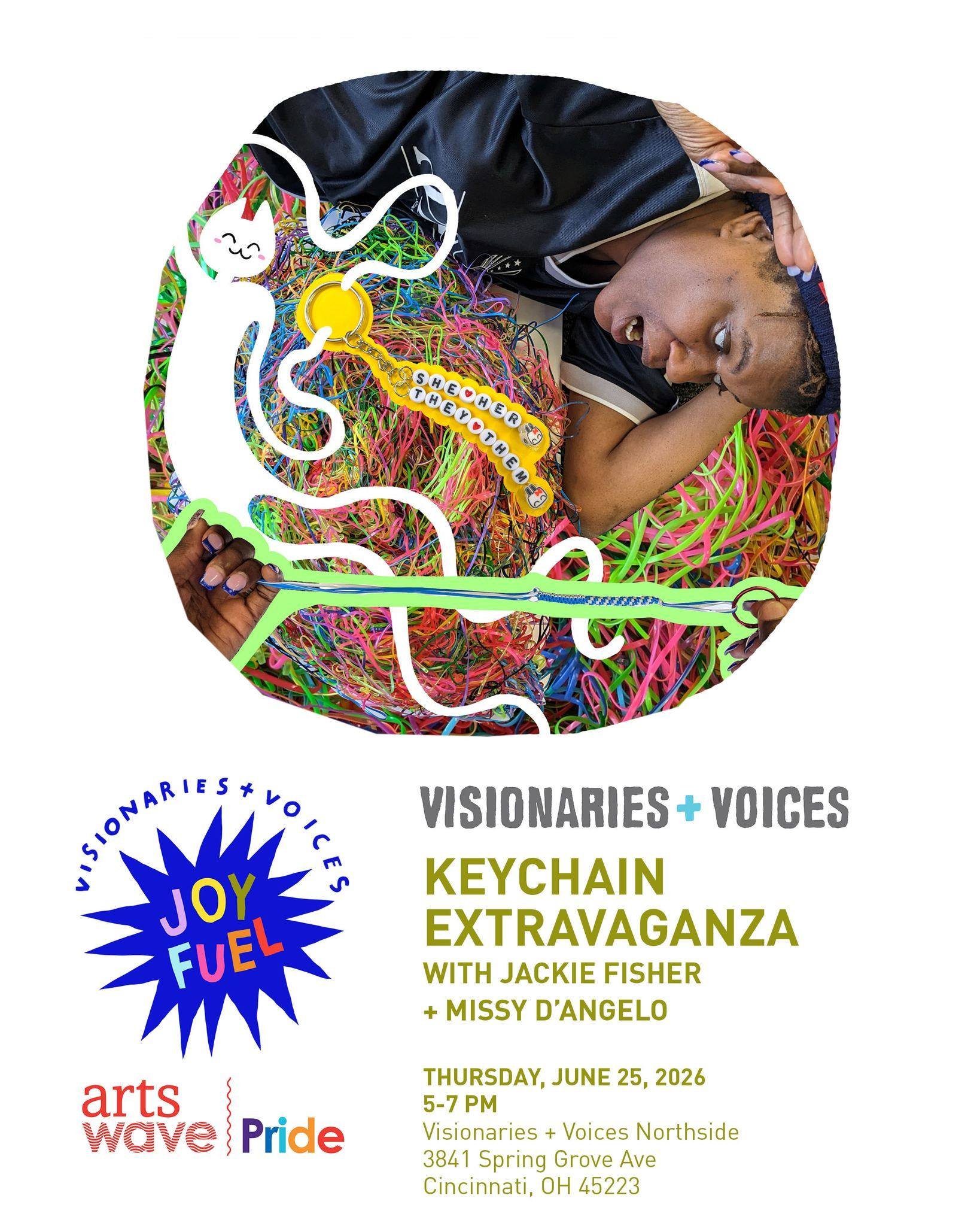 What's on your keychain says a lot about you 🔑 Join us for an evening of fun crafting and good company!
Keychain Extravaganza with Missy D'Angelo + Jackie Fisher 🌼 THURSDAY, June 25th, 5-7pm 🌼
Learn how to weave Jackie Fisher&rsquo;s iconic &ldquo
