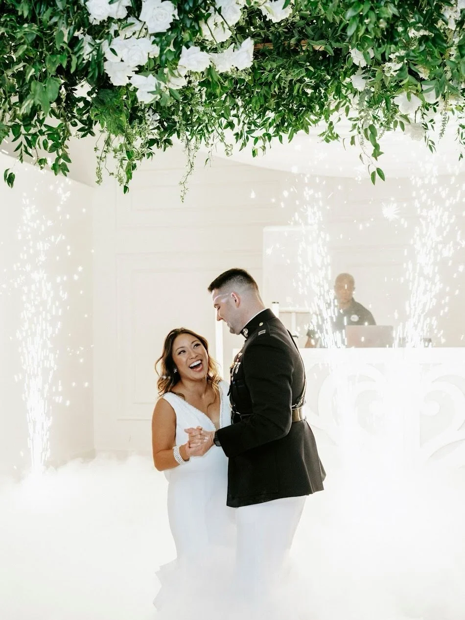 Looking for a way to elevate your wedding reception or first dance without going over budget? 

&ldquo;Walking on clouds&rdquo; and indoor sparklers create a stunning moment for both you and your guests. These enhancements add just the right touch of