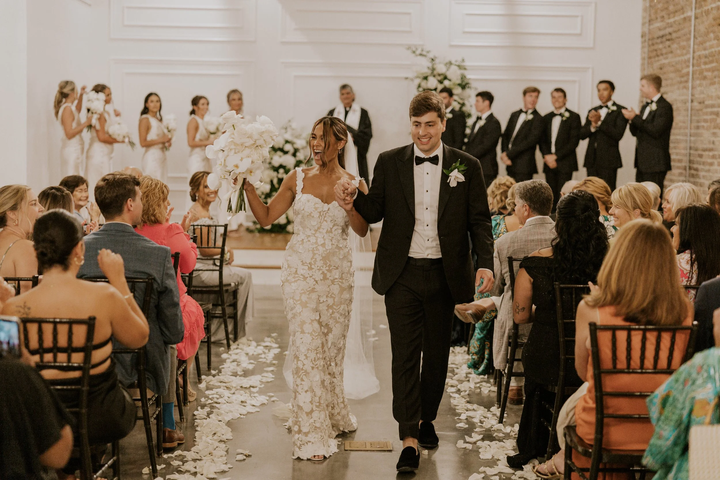 Wedding ceremony at venue only rental in Wilmington