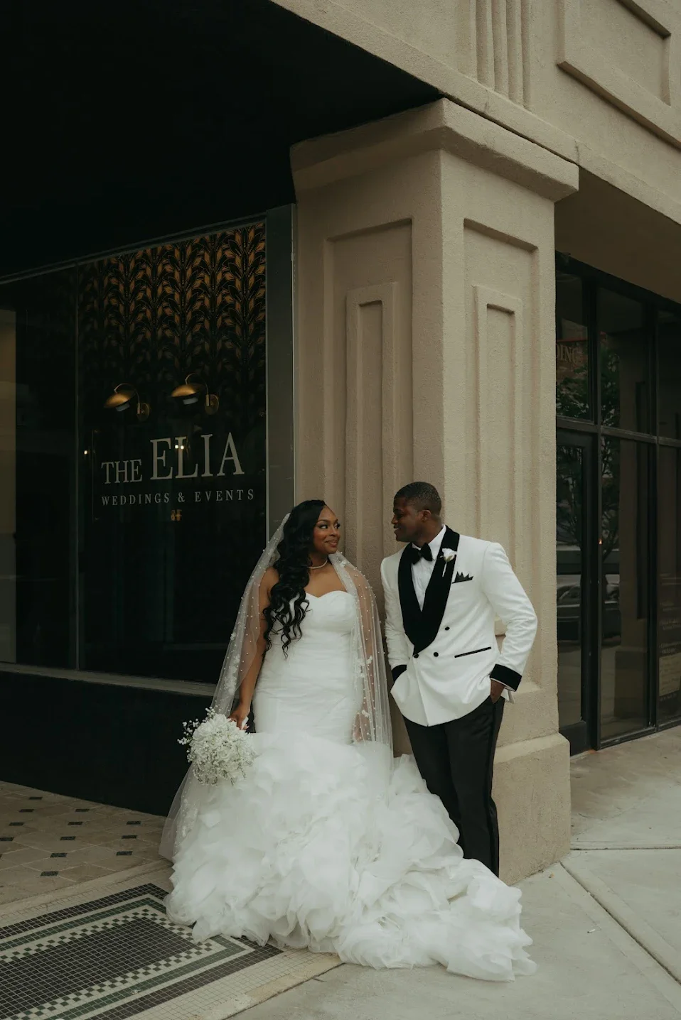 Couple at The Elia venue in Wilmington