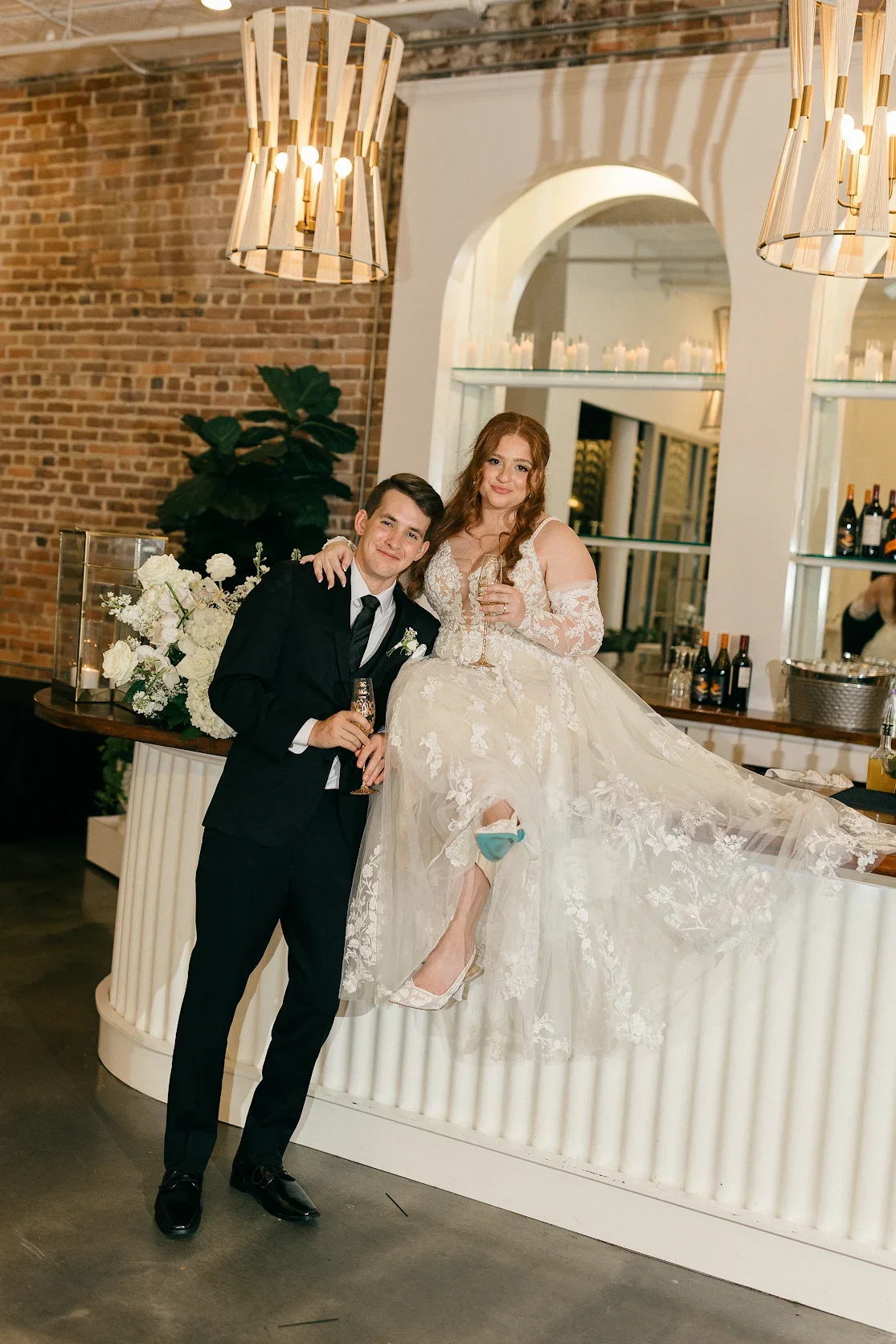 Clients at the Elia wedding venue