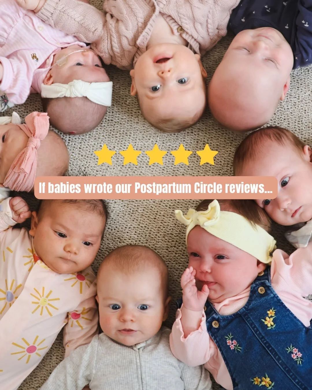 The reviews are in, and both babies and moms love #PostpartumCircles. ⭐️⭐️⭐️⭐️⭐️

CincinnatiPostpartum.com/4th-trimester

#cincinnatimoms #daytonmoms #nkymoms #4thtrimester