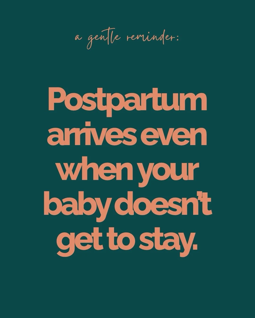 Most weeks, our feed celebrates our Postpartum Circle alumni and their sweet babies at graduation. We celebrate the joy, the chaos, and the relief of finding community in this season.

But this October, for Pregnancy &amp; Infant Loss Awareness Month
