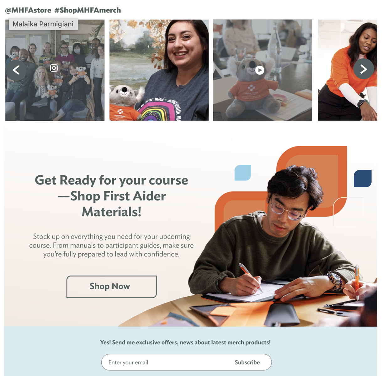 Landing pages
