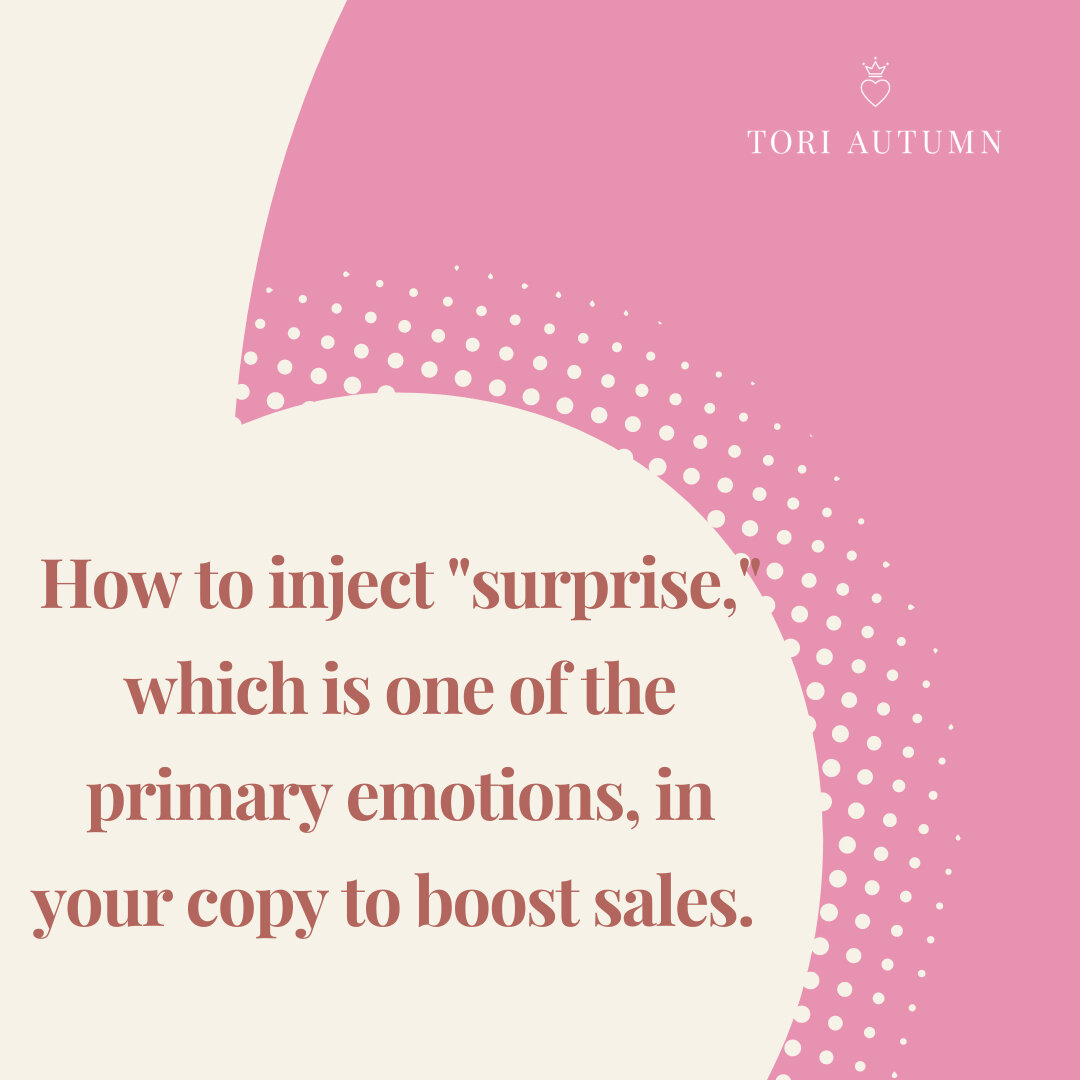How to inject &quot;surprise&quot; 😨, which is one of the primary emotions, in your copy to boost sales. 💰​​​​​​​​
​​​​​​​​
But first, did you know that surprise drives decision-making?​​​​​​​​
​​​​​​​​
People love a secret - it feels like a surpri