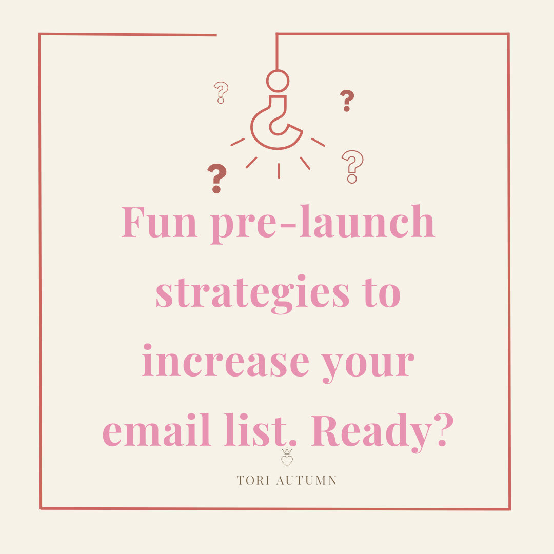Fun pre-launch strategies to increase your email list. Ready?​​​​​​​​
​​​​​​​​
Read on! 👇🏽​​​​​​​​
​​​​​​​​
🍉Do a 3-day challenge on a topic your audience wants to hear about​​​​​​​​
🍉Challenge yourself to write 3-4 blog posts a month and post th
