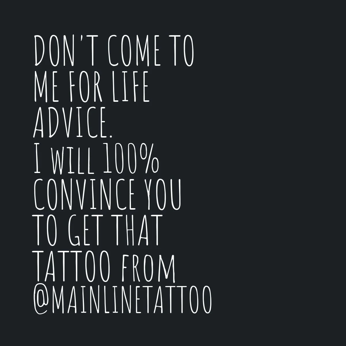 I will 100% let you know that we are NOW BOOKING!