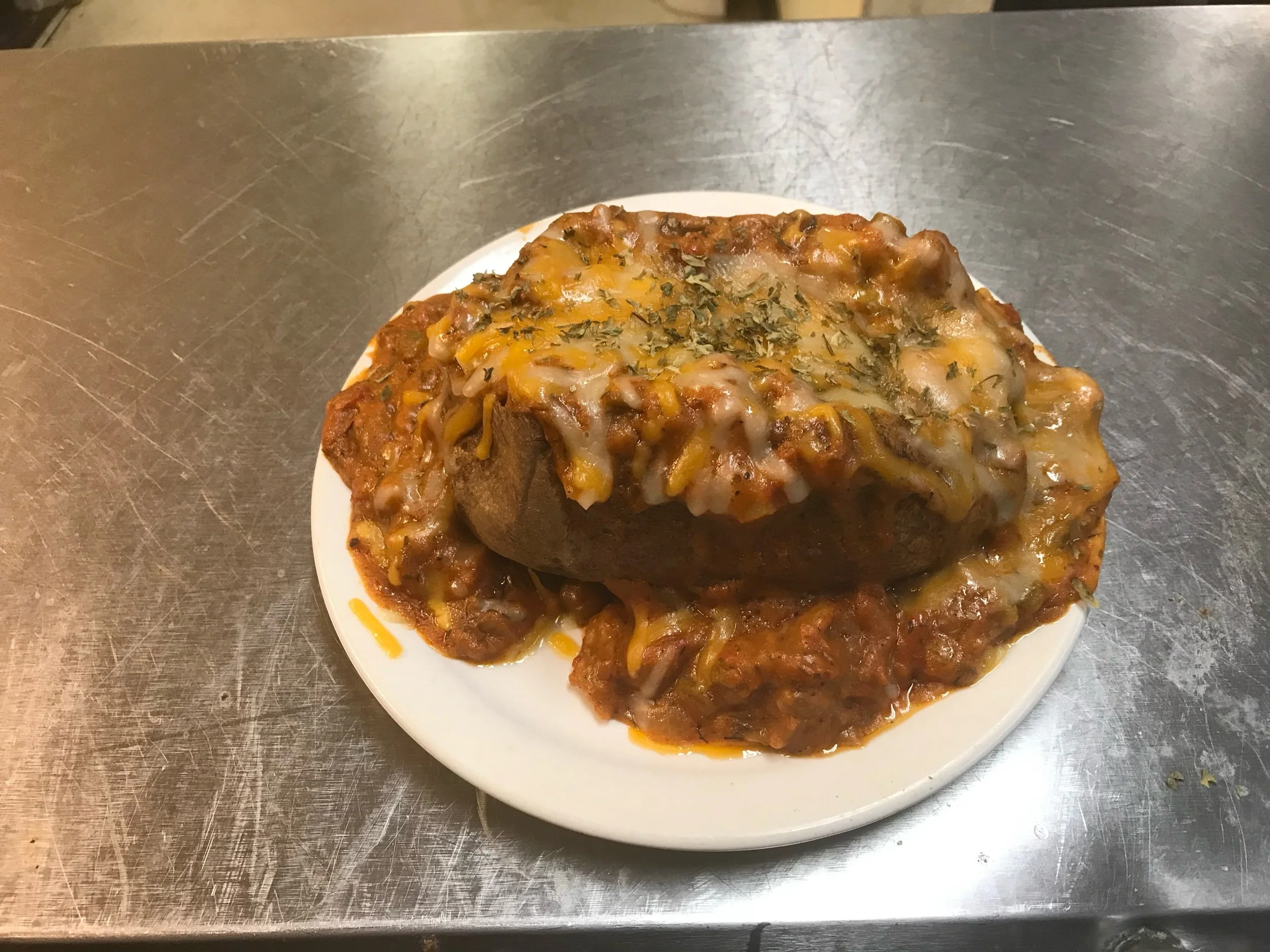 Étouffée Baked potato