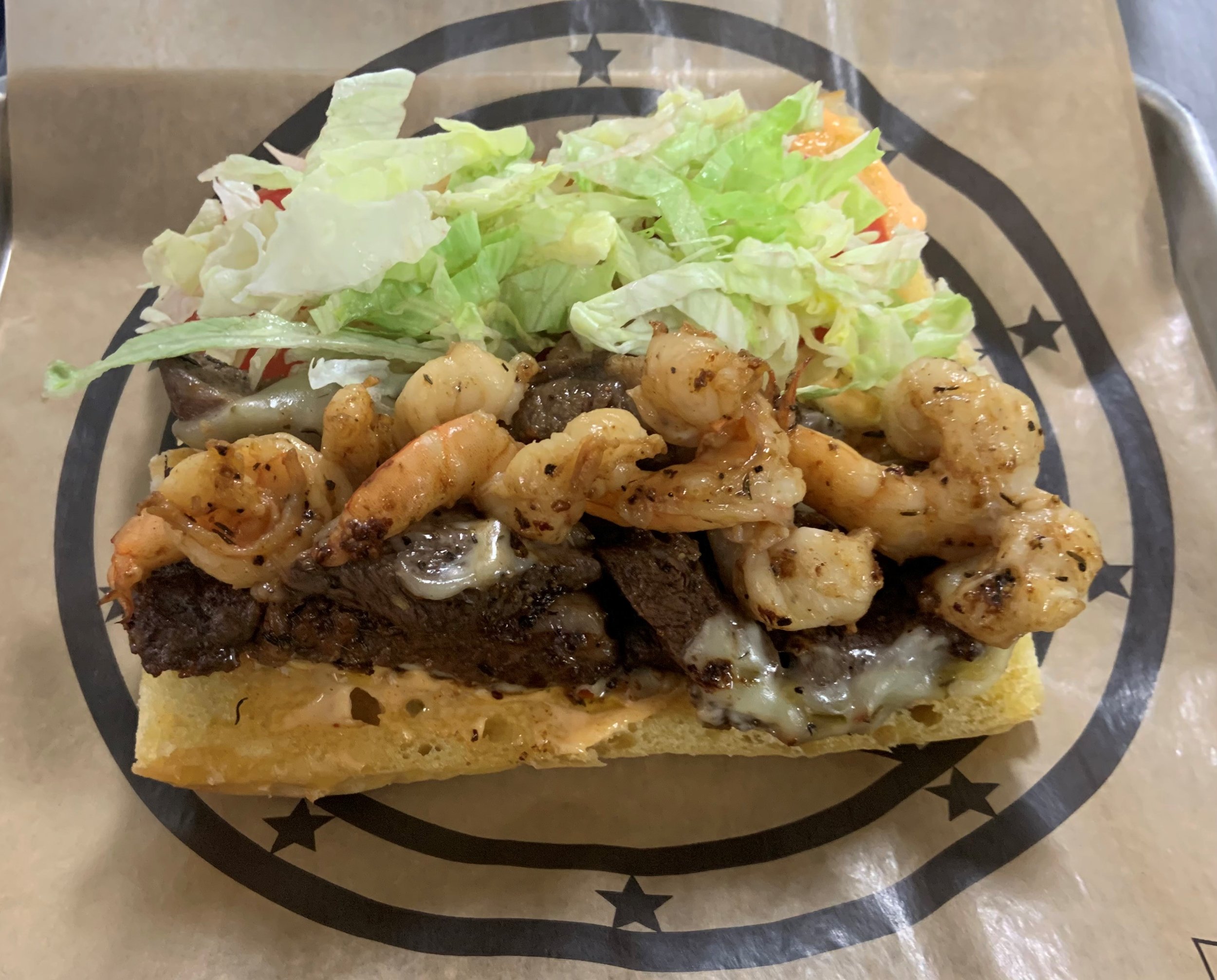 Surf N Turf Po Boy