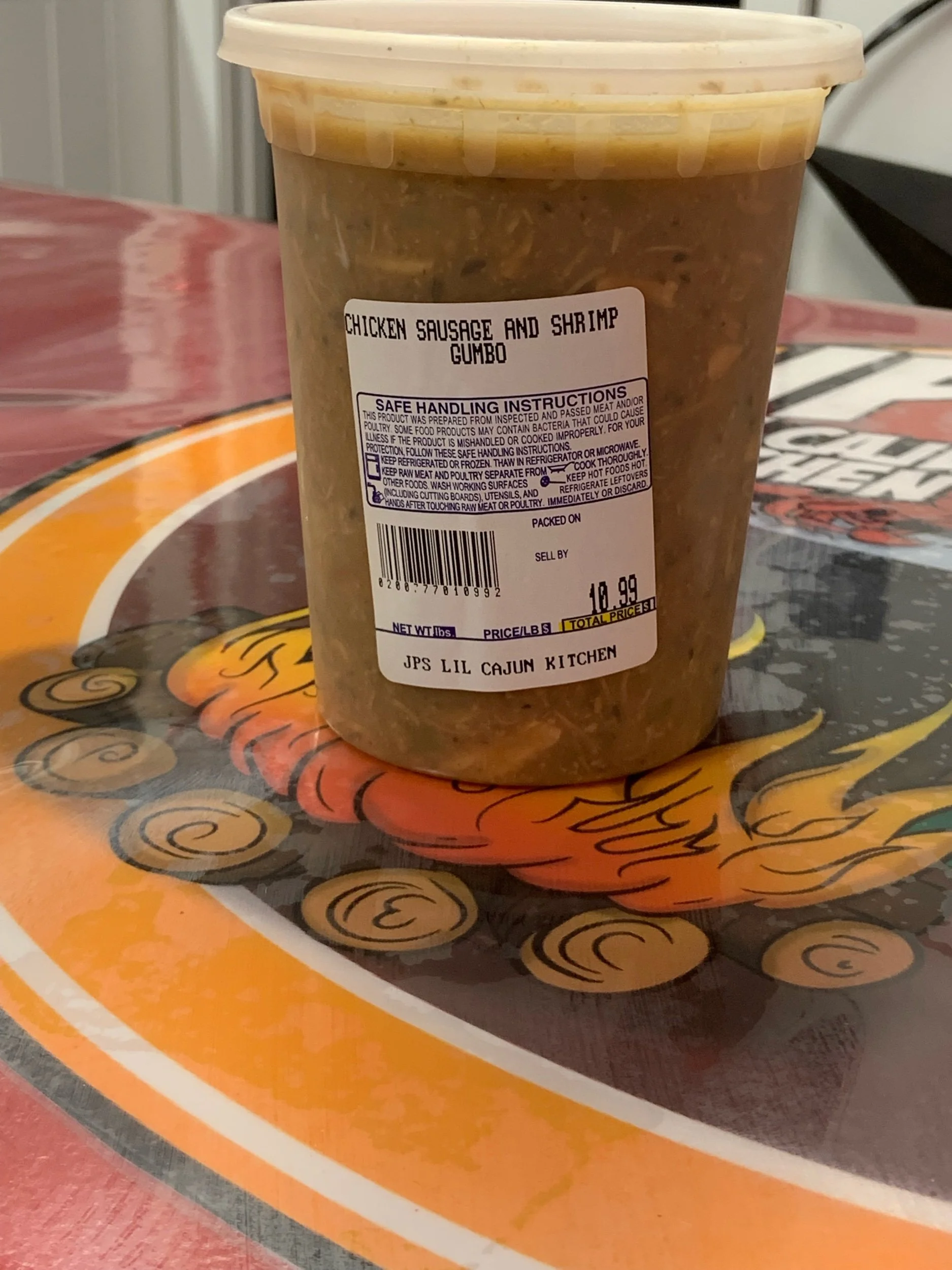 CHICKEN SAUSAGE AND SHRIMP GUMBO