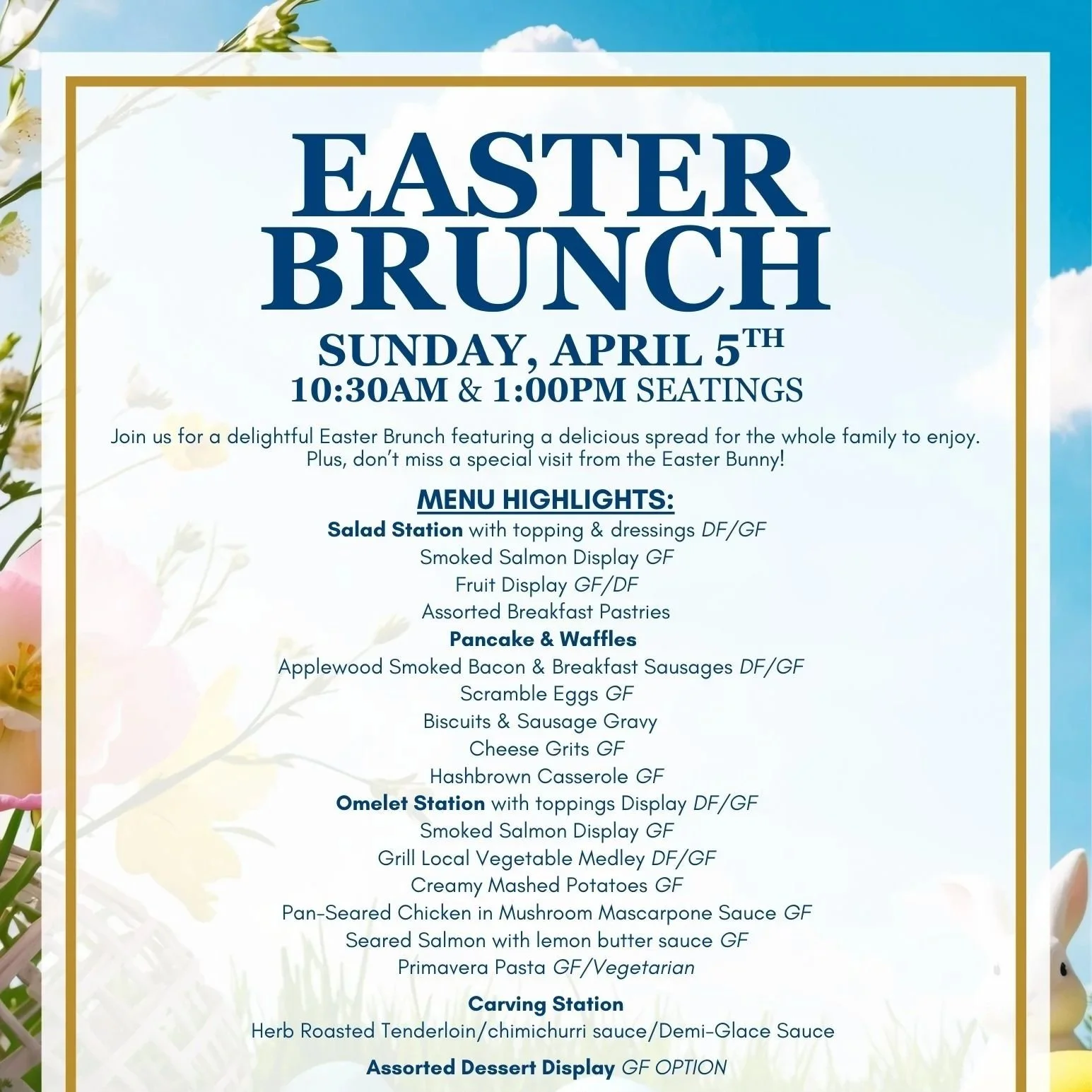 The Georgia Club Members Only Event | Easter Brunch