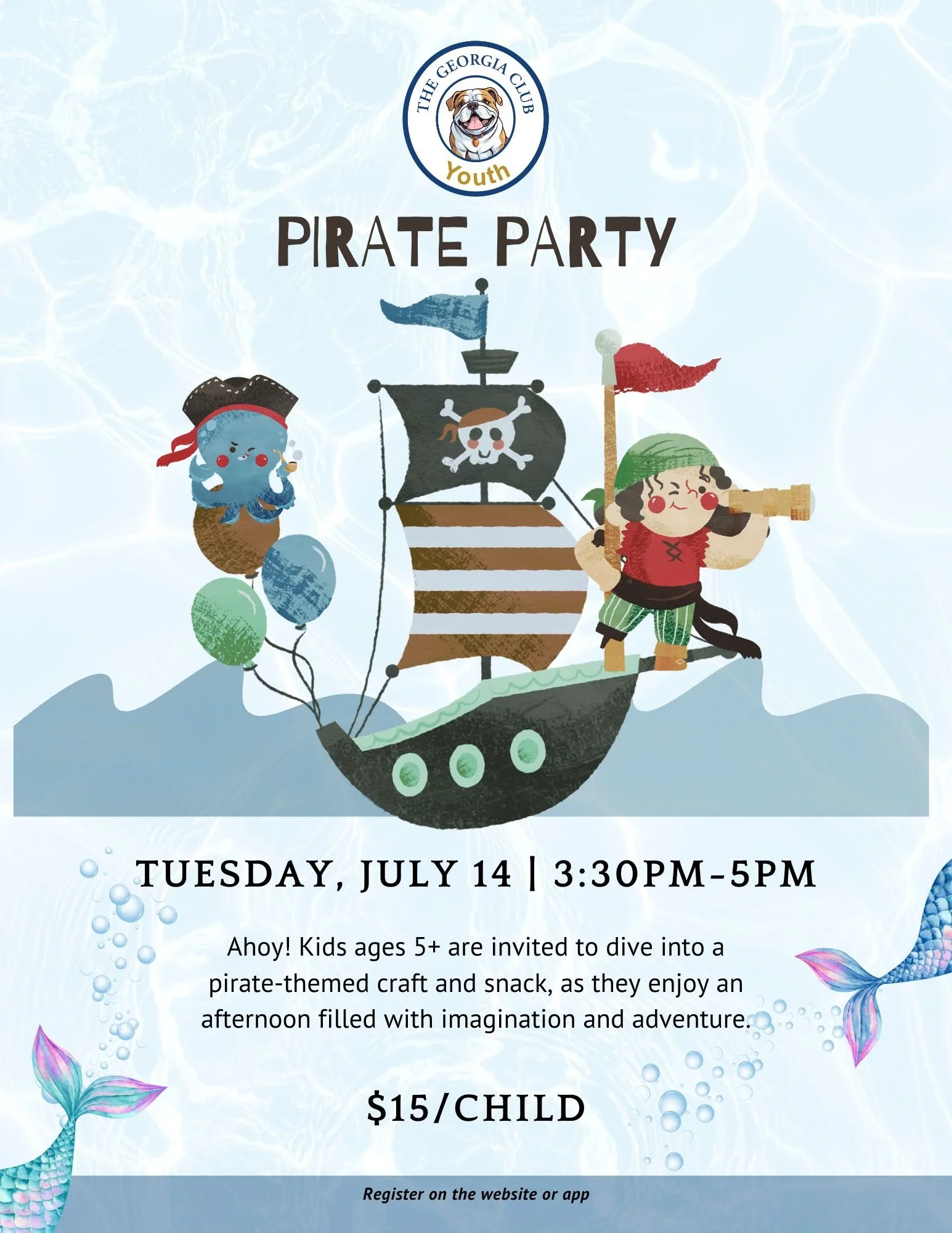 The Georgia Club Members Only Event | Pirate Party