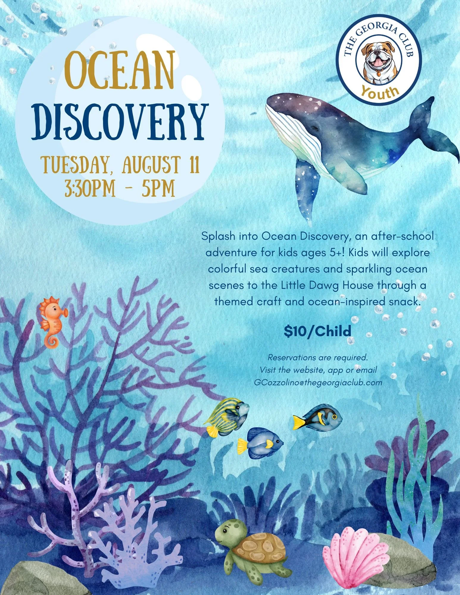 The Georgia Club Members Only Event | Ocean Discovery