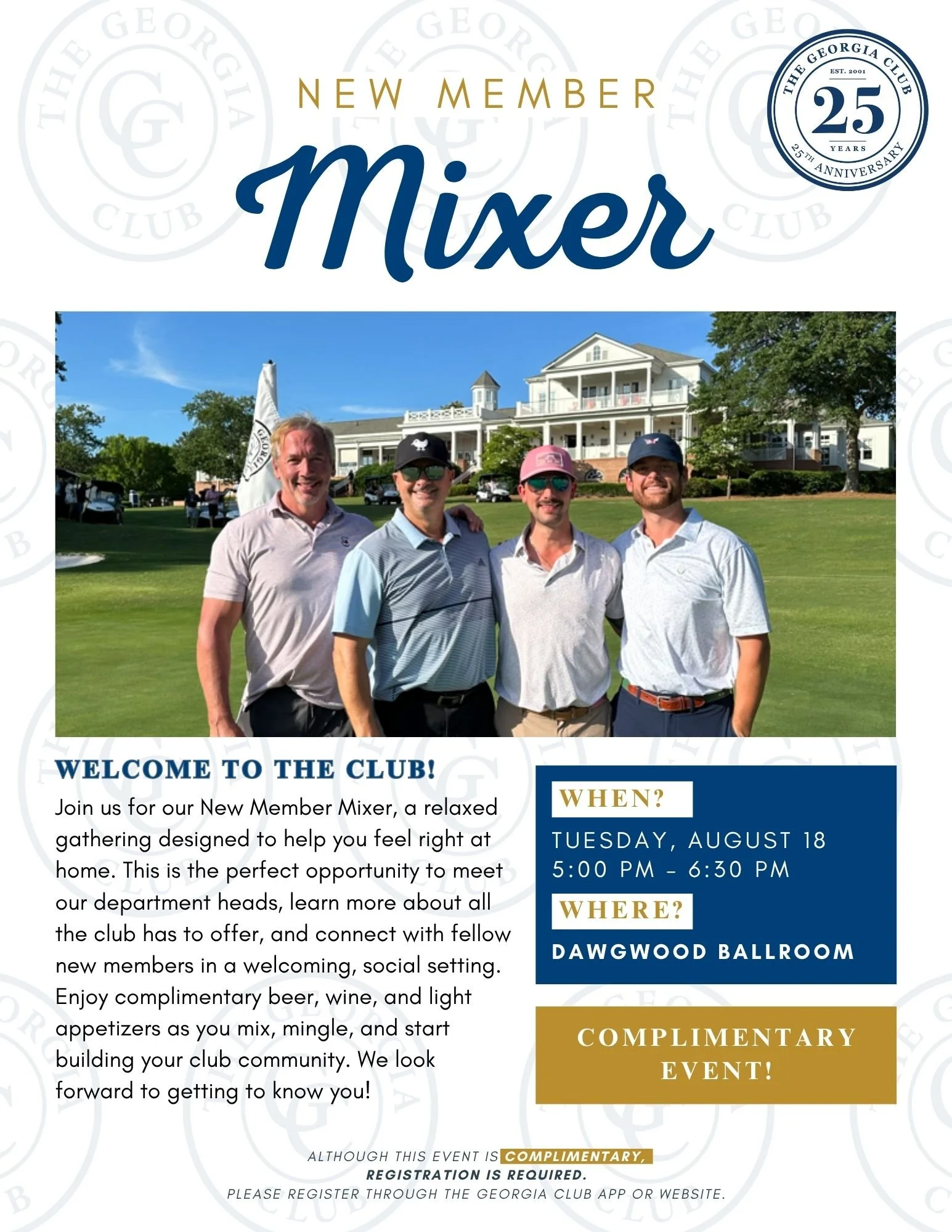 The Georgia Club Members Only Event | New Member Mixer