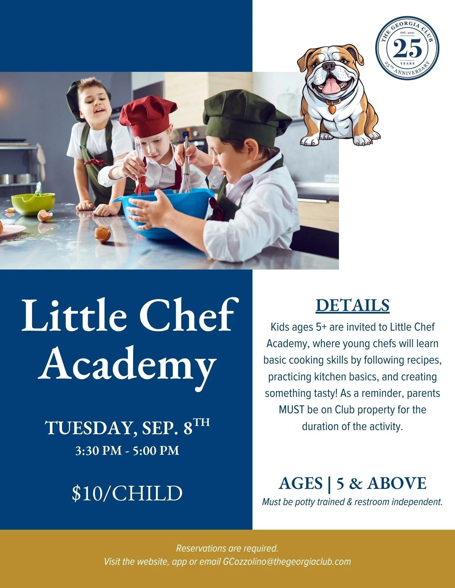 The Georgia Club Members Only Event | Little Chef Academy