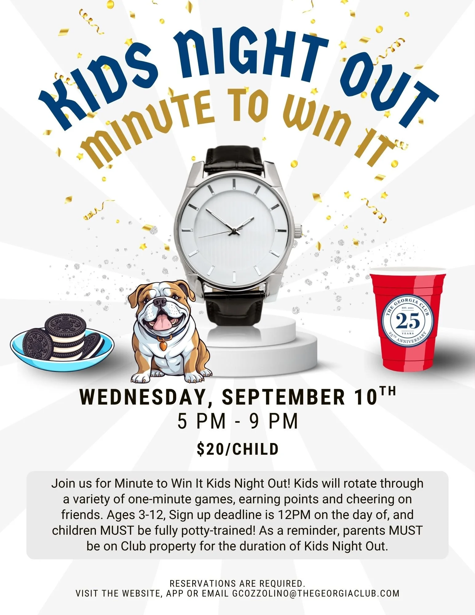 The Georgia Club Members Only Event | Kids Night Out