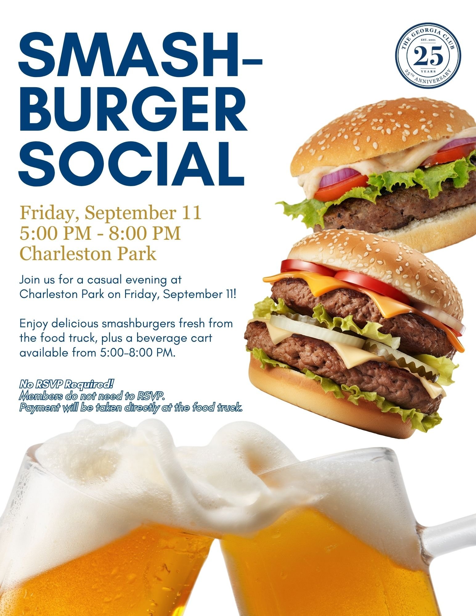 The Georgia Club Members Only Event | Smash Burger Social