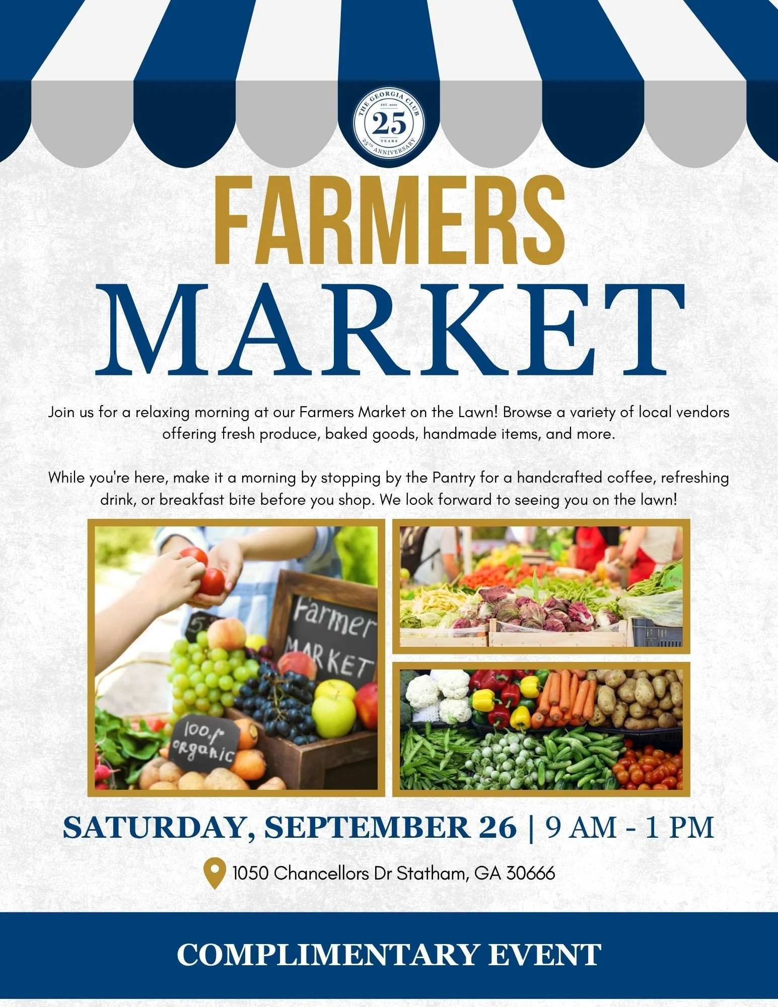 The Georgia Club Members Only Event | Farmers Market
