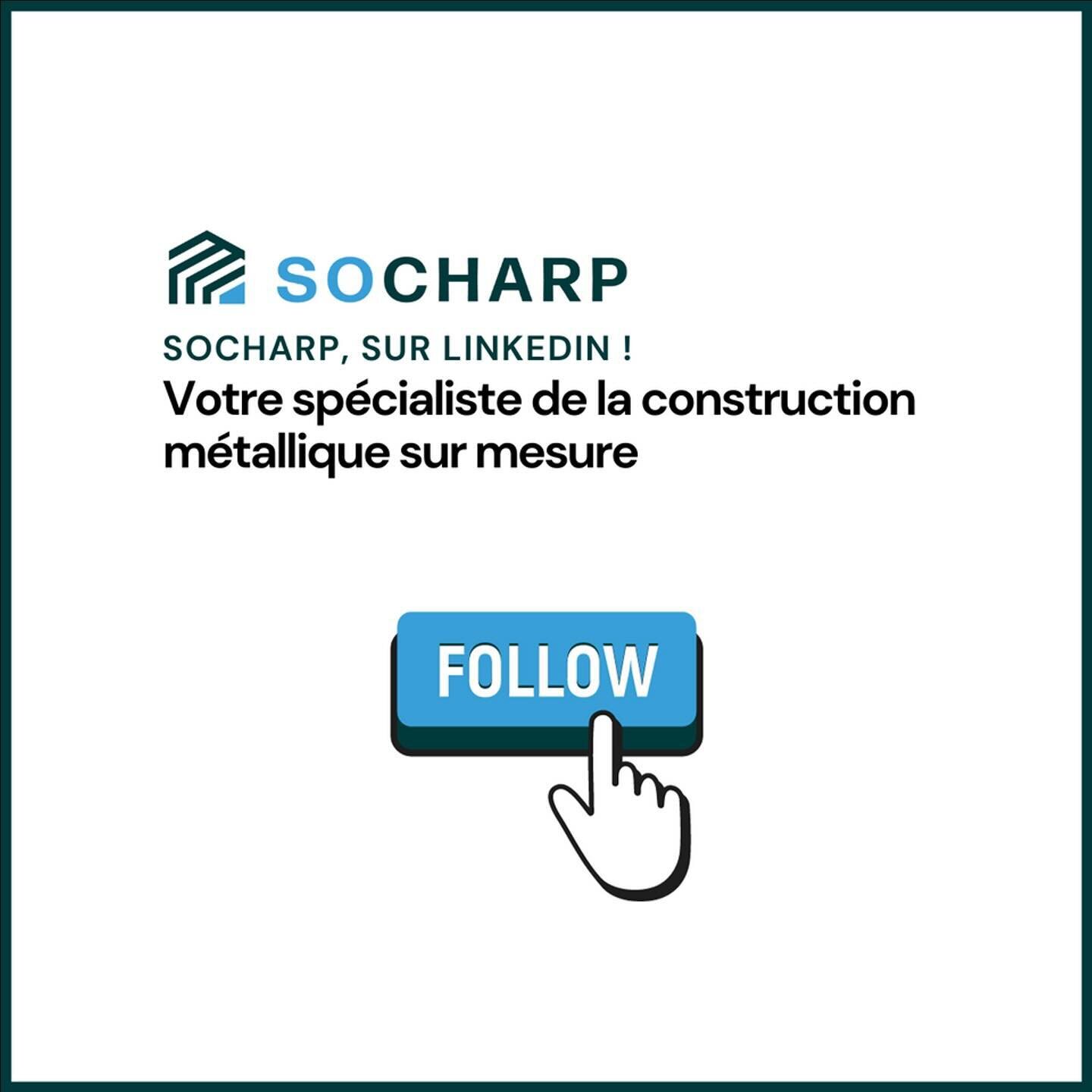 Bienvenue sur la page Instagram de SOCHARP 👋,

Votre partenaire dans le domaine de la construction m&eacute;tallique sur-mesure.

🔧 Qui sommes-nous ?
SOCHARP est synonyme de ma&icirc;trise des techniques et de construction m&eacute;tallique. Nous r