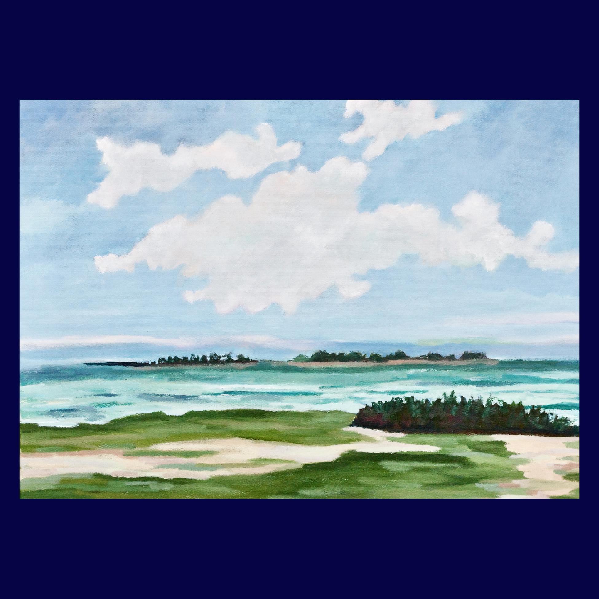 Petite Print - Richmond Island Off Crescent Beach 7x5 Giclee Print