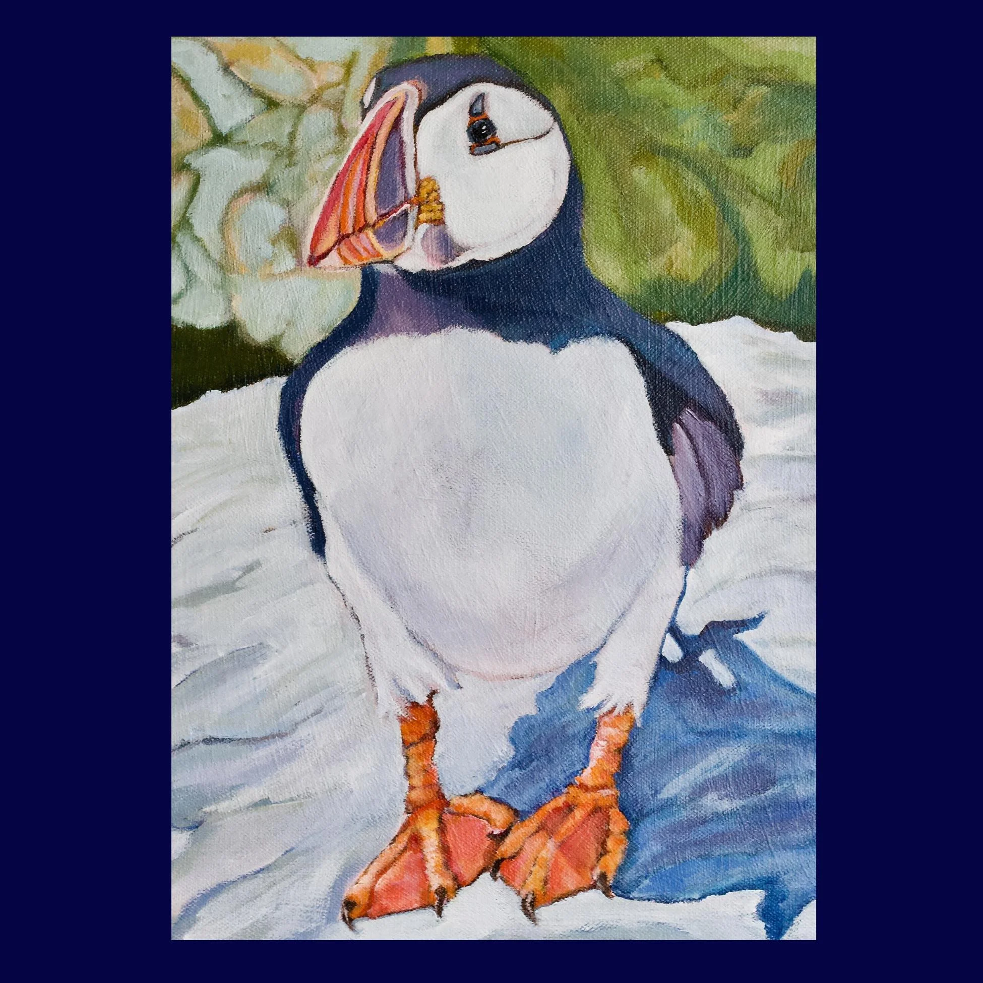 Petite Print - Atlantic Puffin Single 5x7 Giclee Print