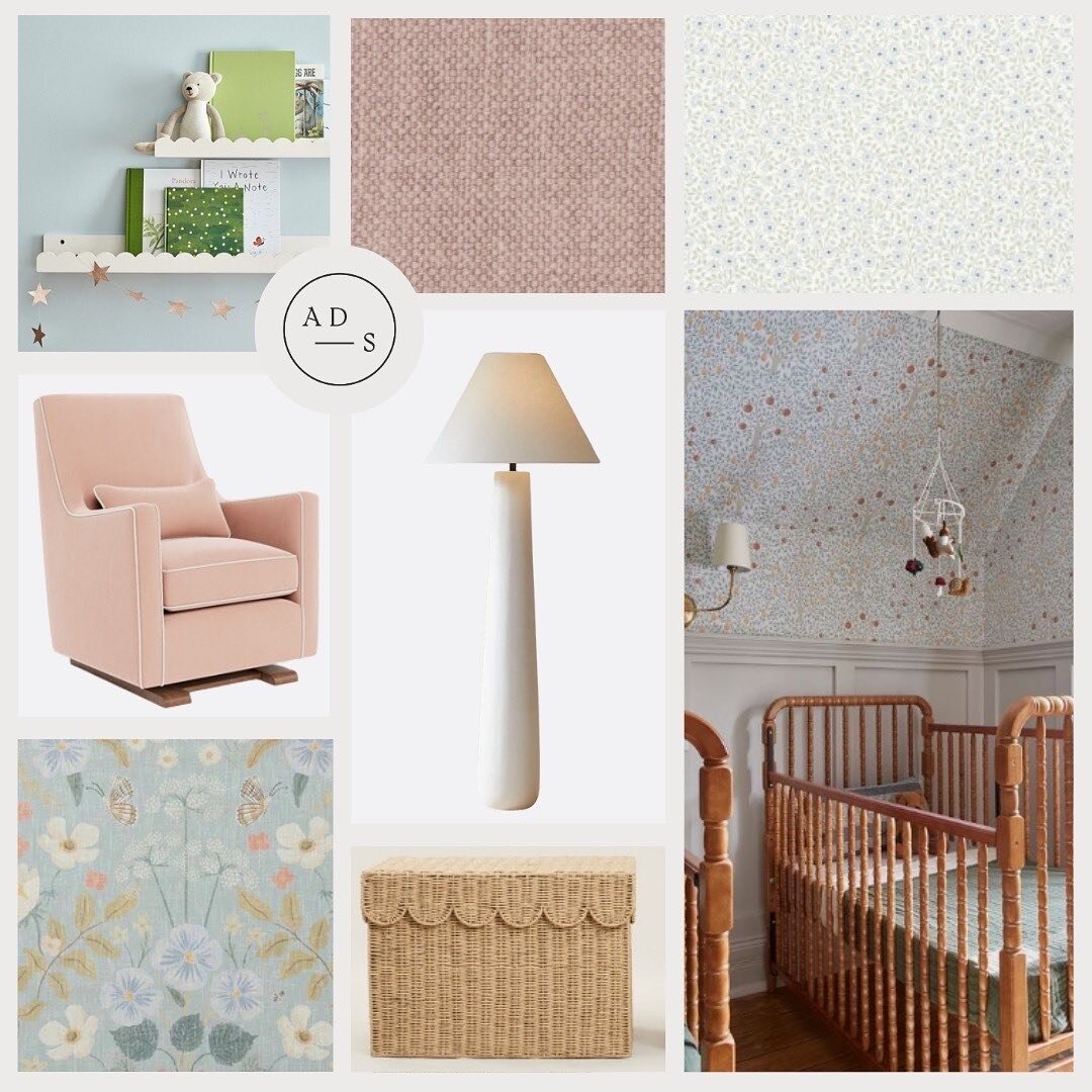 Yesterday&rsquo;s playroom brings todays nursery. 🌸This dreamy nursery is going to be the perfect floral haven for new baby!
⠀⠀⠀⠀⠀⠀⠀⠀⠀
#furnituredesigner #interiorstyling #interiorstylist #interiorstyled #interiorstylingideas #homesweethome #interio