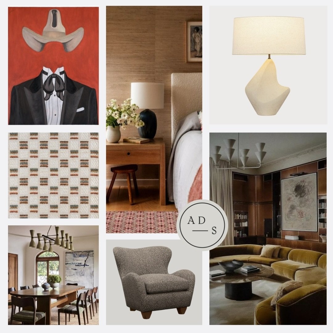 Layered warmth, organic forms, and tonal textures &mdash; shaping the mood for an inviting, character-driven space.