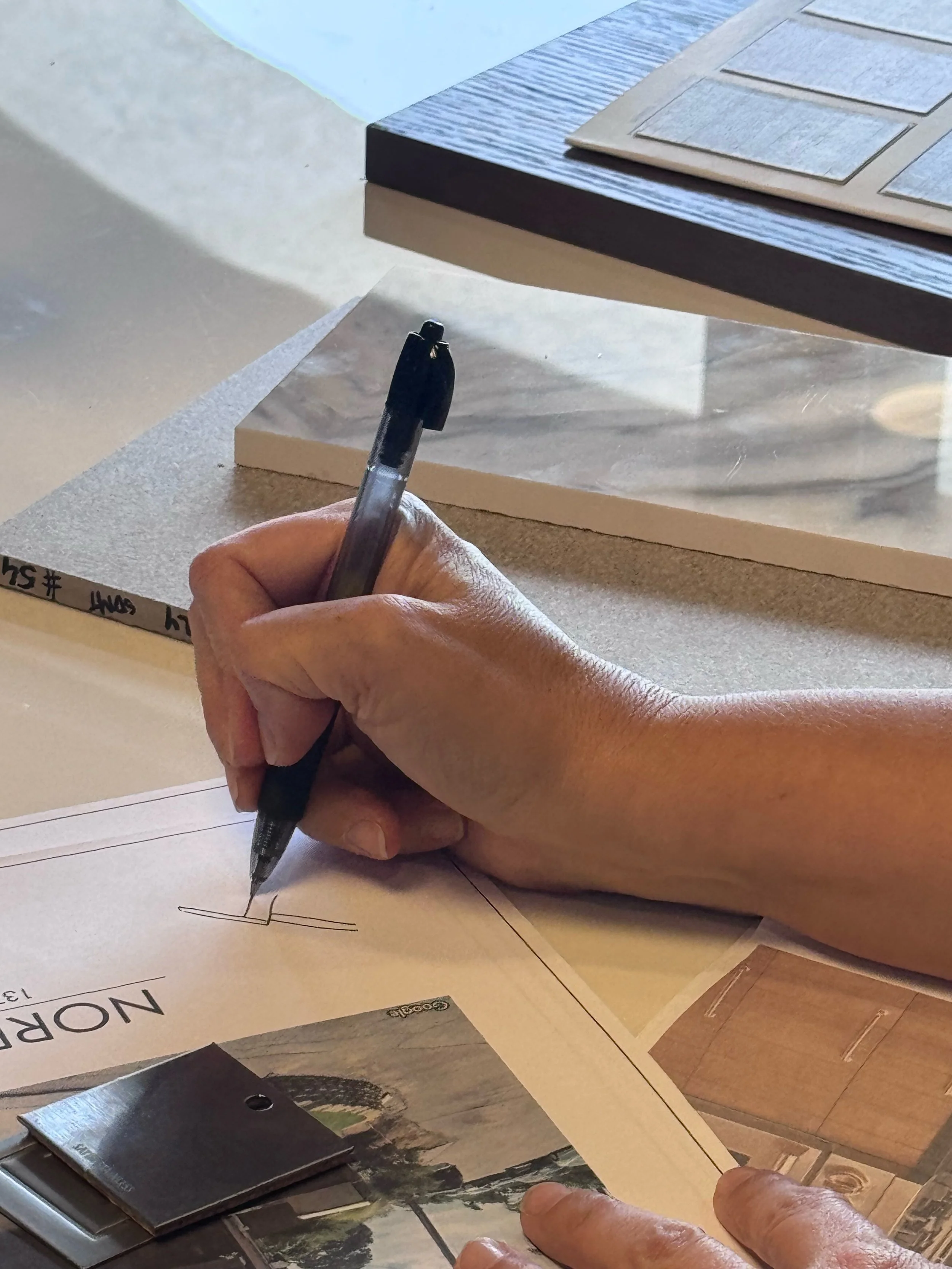 Design is strategy. 
It&rsquo;s analyzing drawings, refining details, and resolving every intersection before anyone picks up a tool.