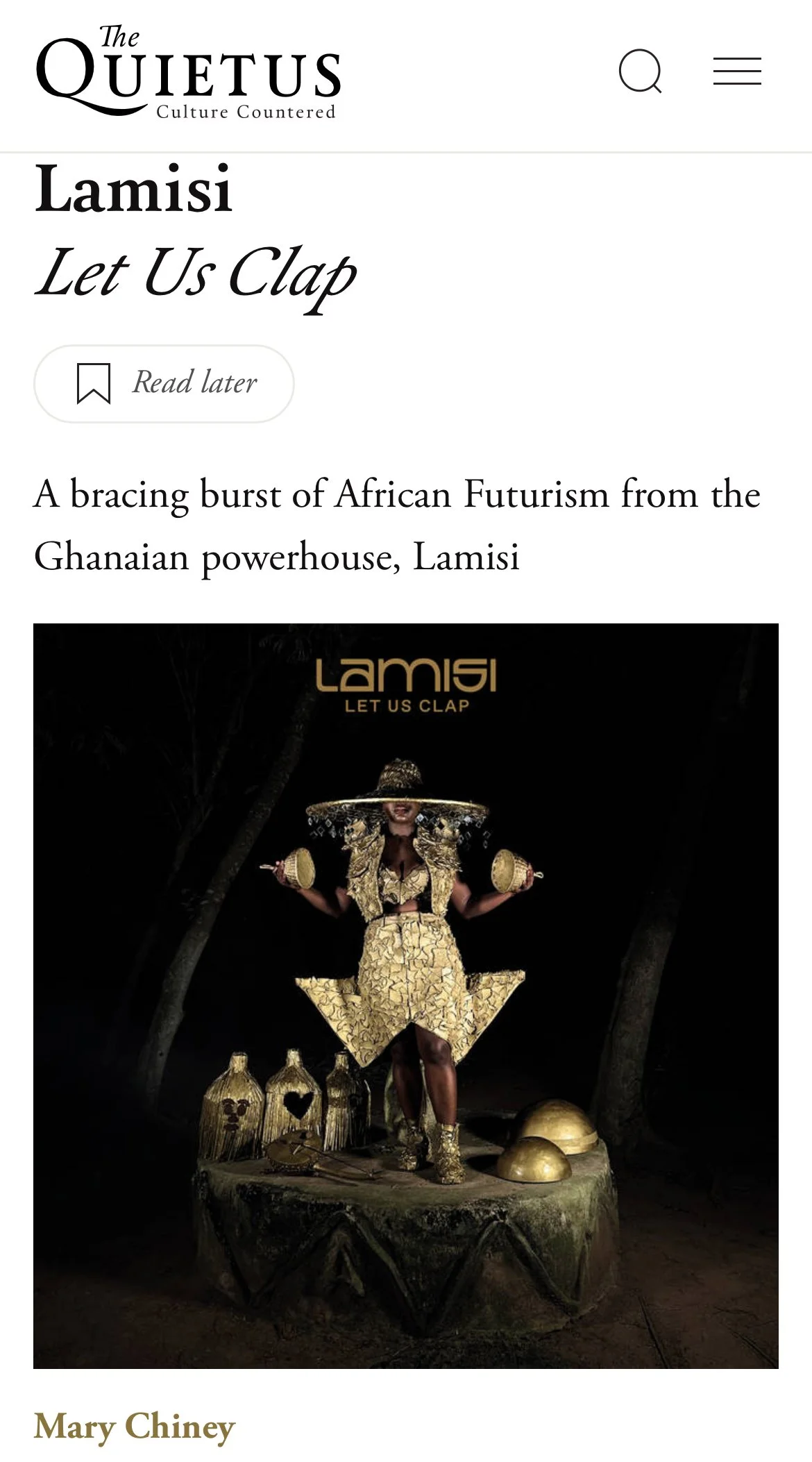 Lamisi - Quietus - Review