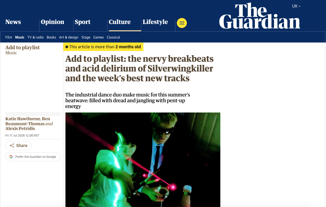 Silverwingkiller - The Guardian - Add to playlist